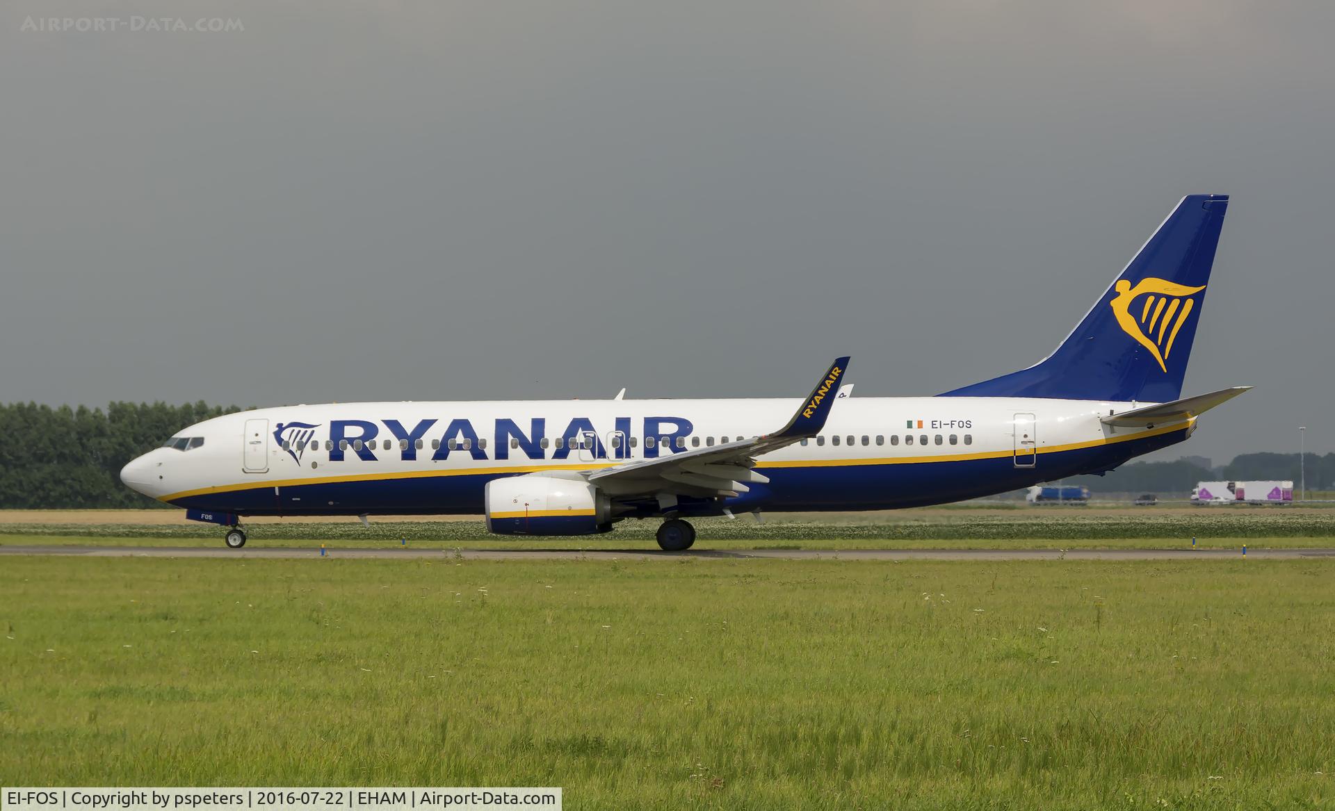 EI-FOS, 2016 Boeing 737-8AS C/N 44727, EI-FOS at AMS