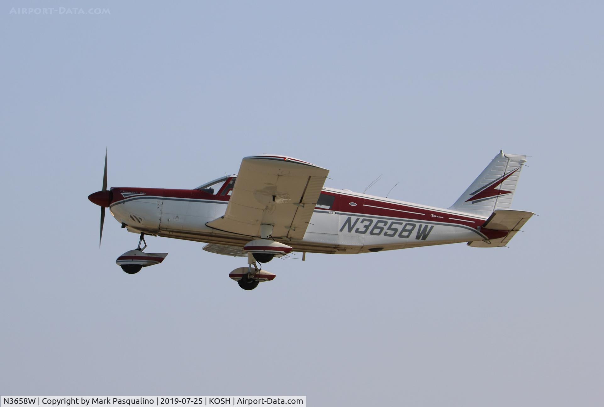 N3658W, 1966 Piper PA-32-260 Cherokee Six C/N 32-564, Piper PA-32-260