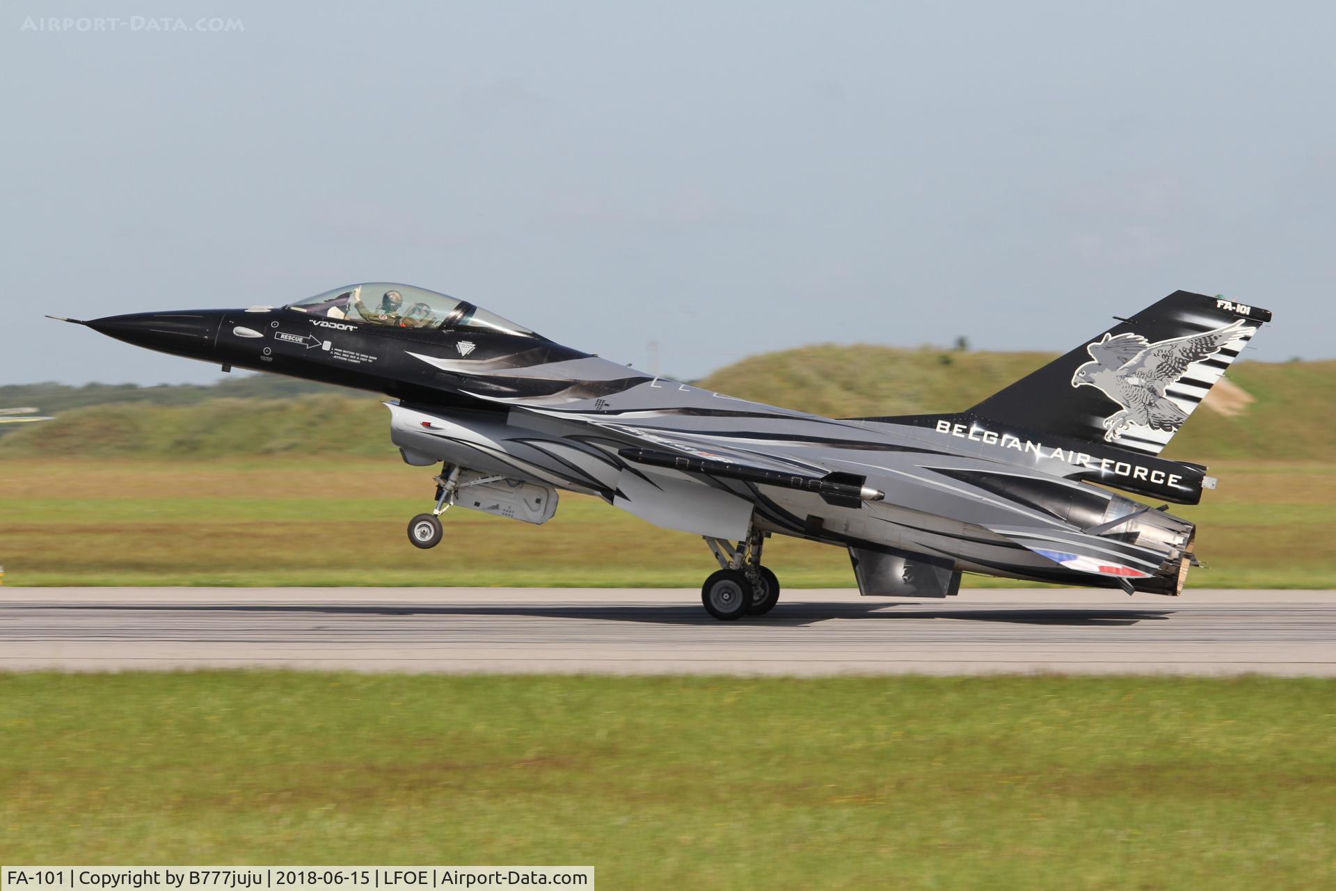 FA-101, SABCA F-16AM Fighting Falcon C/N 6H-101, at Evreux