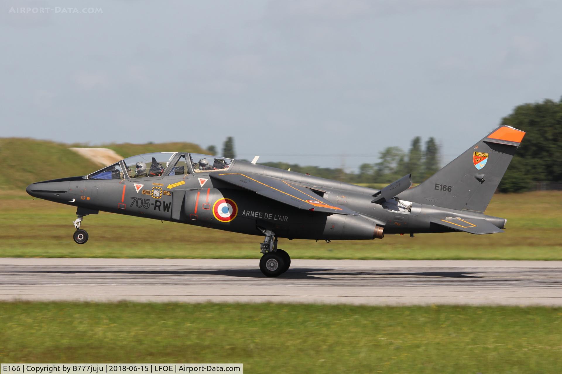 E166, Dassault-Dornier Alpha Jet E C/N E166, at Evreux