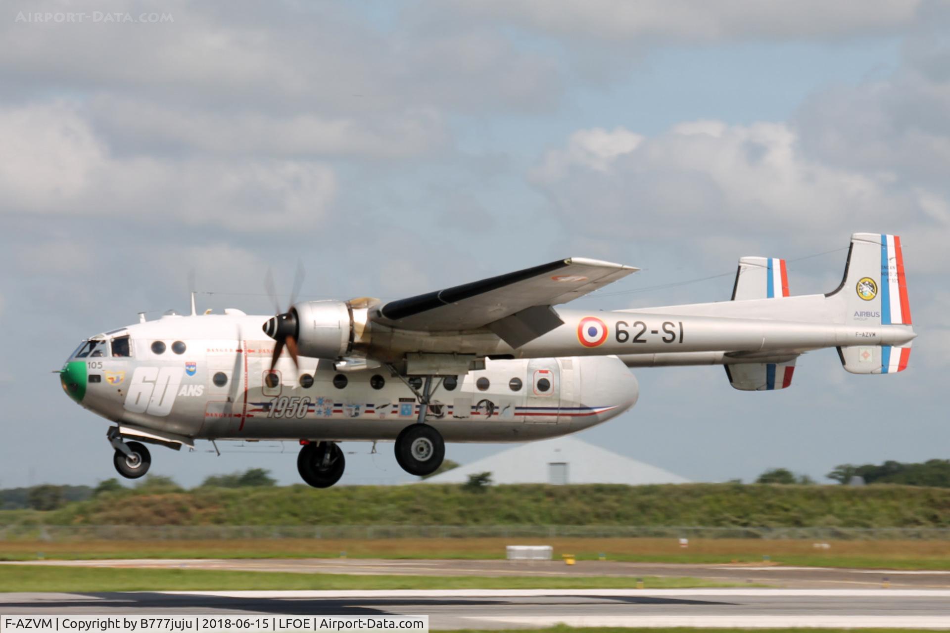 F-AZVM, 1956 Nord N-2501F Noratlas C/N 105, at Evreux