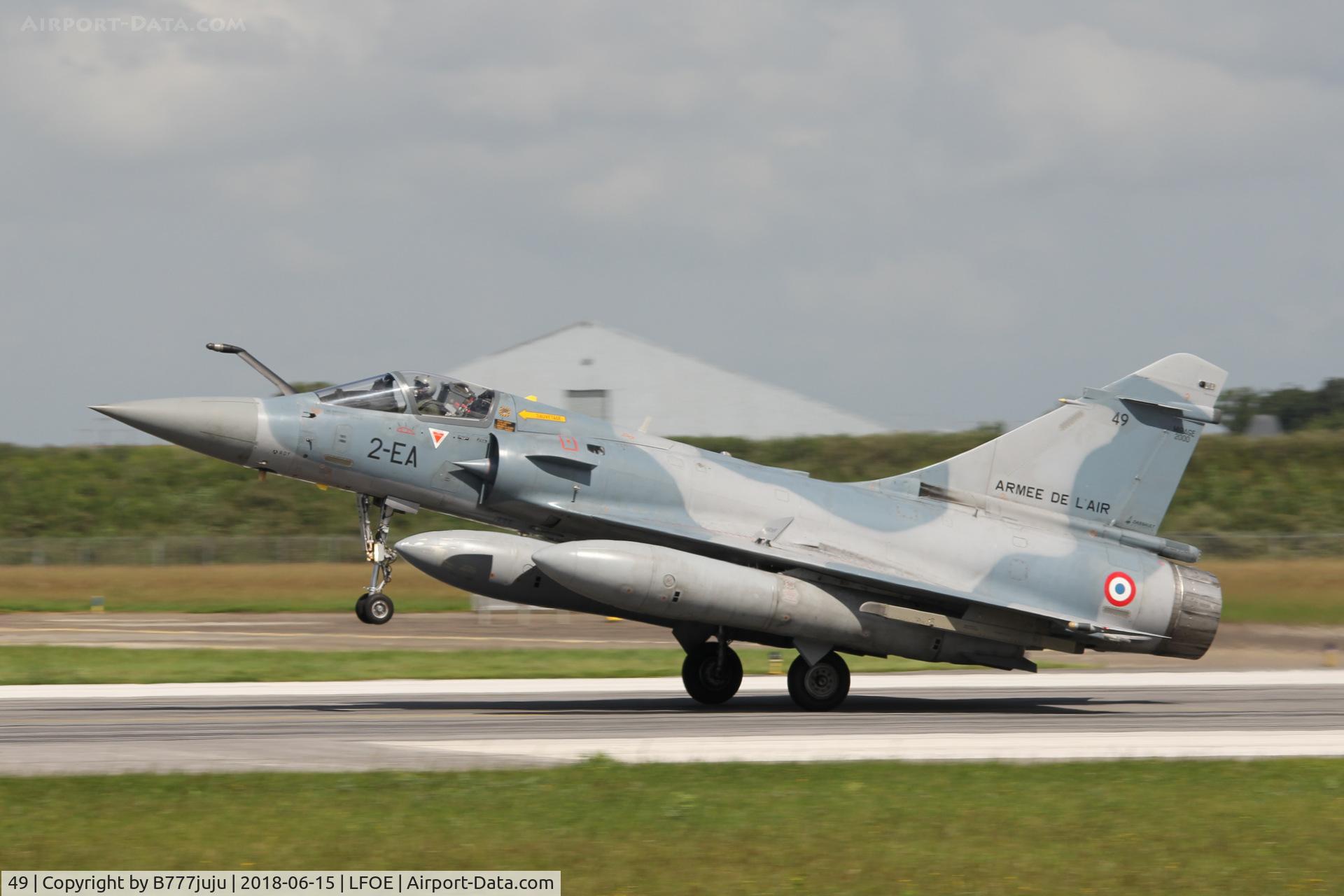 49, Dassault Mirage 2000-5F C/N 225, at Evreux