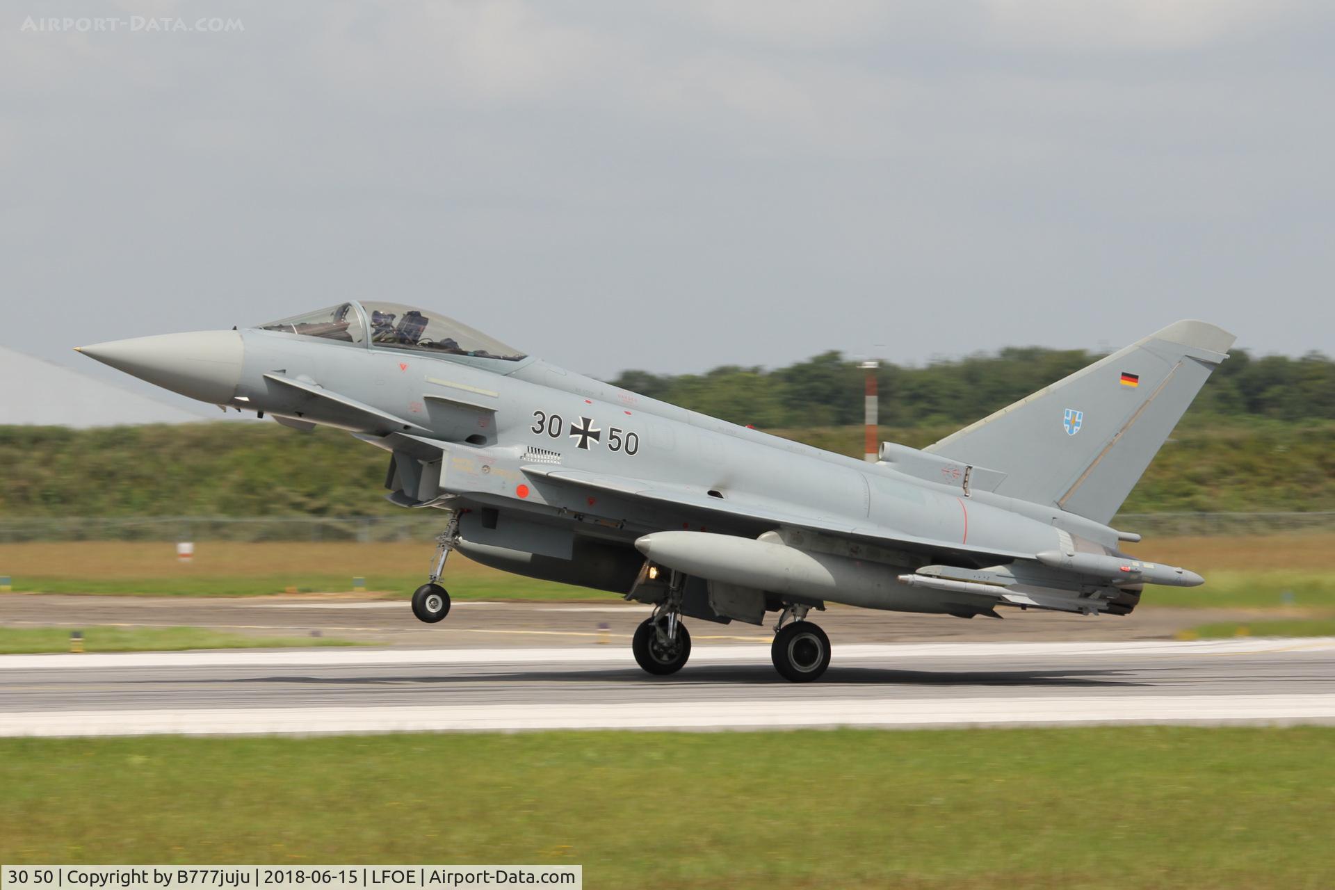 30 50, Eurofighter EF-2000 Typhoon S C/N GS035, at Evreux