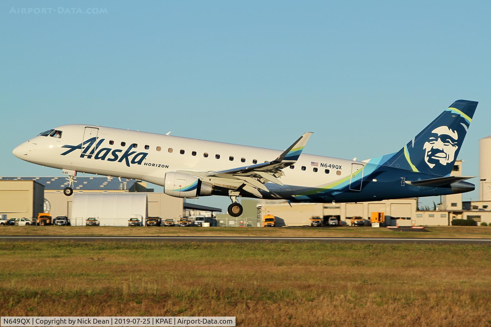 N649QX, 2019 Embraer ERJ-175 (ERJ-170-200LR) C/N 17000794, PAE/KPAE