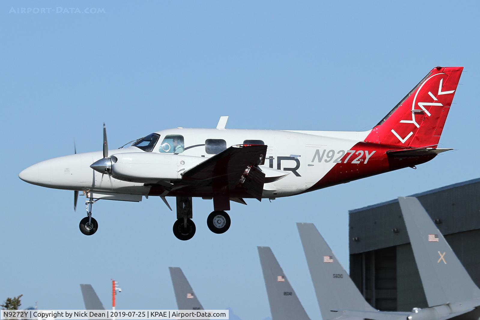 N9272Y, 1984 Piper PA-31P-350 Mojave Mojave C/N 31P-8414039, PAE/KPAE