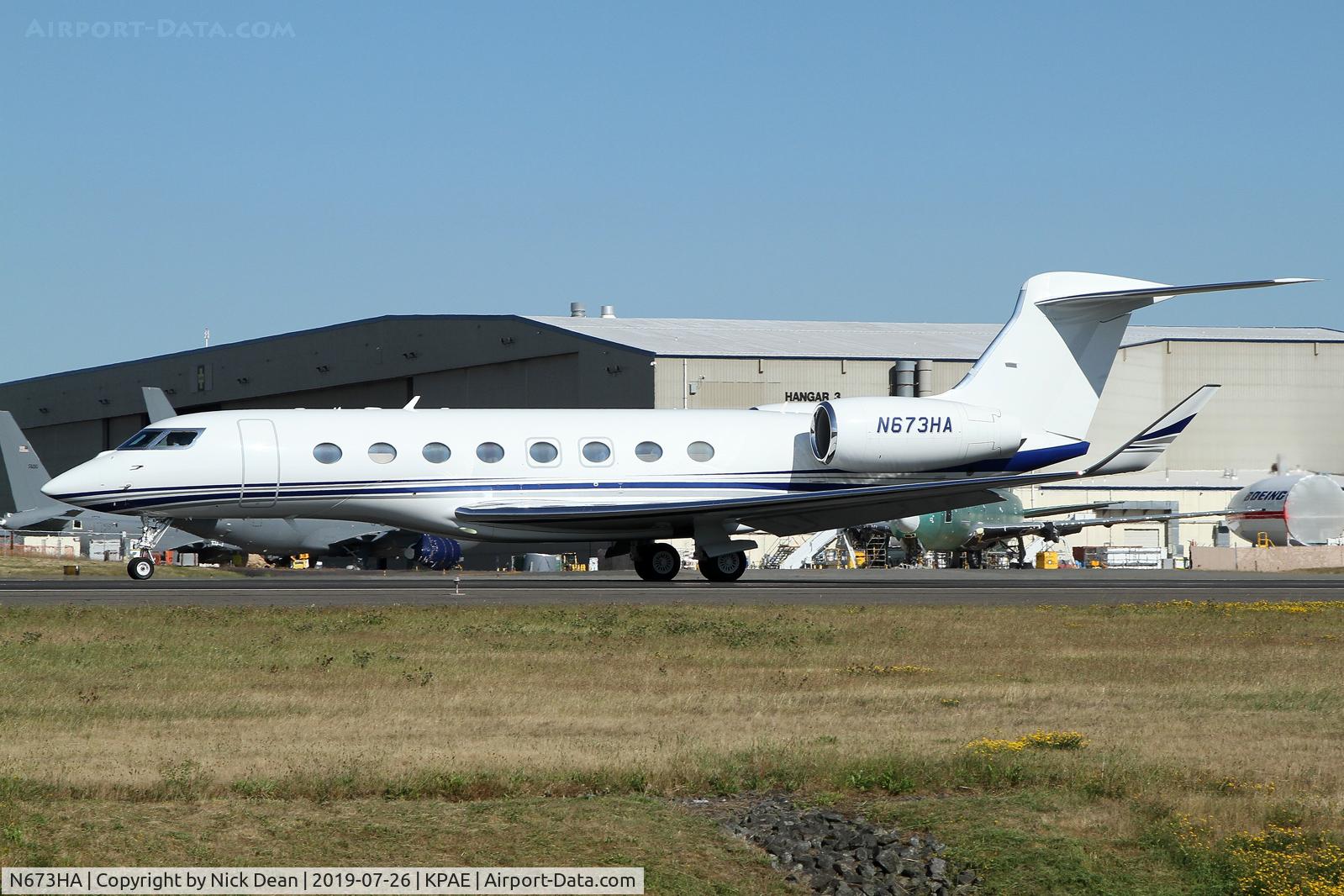 N673HA, 2013 Gulfstream Aerospace G650 (G-VI) C/N 6018, KPAE/PAE