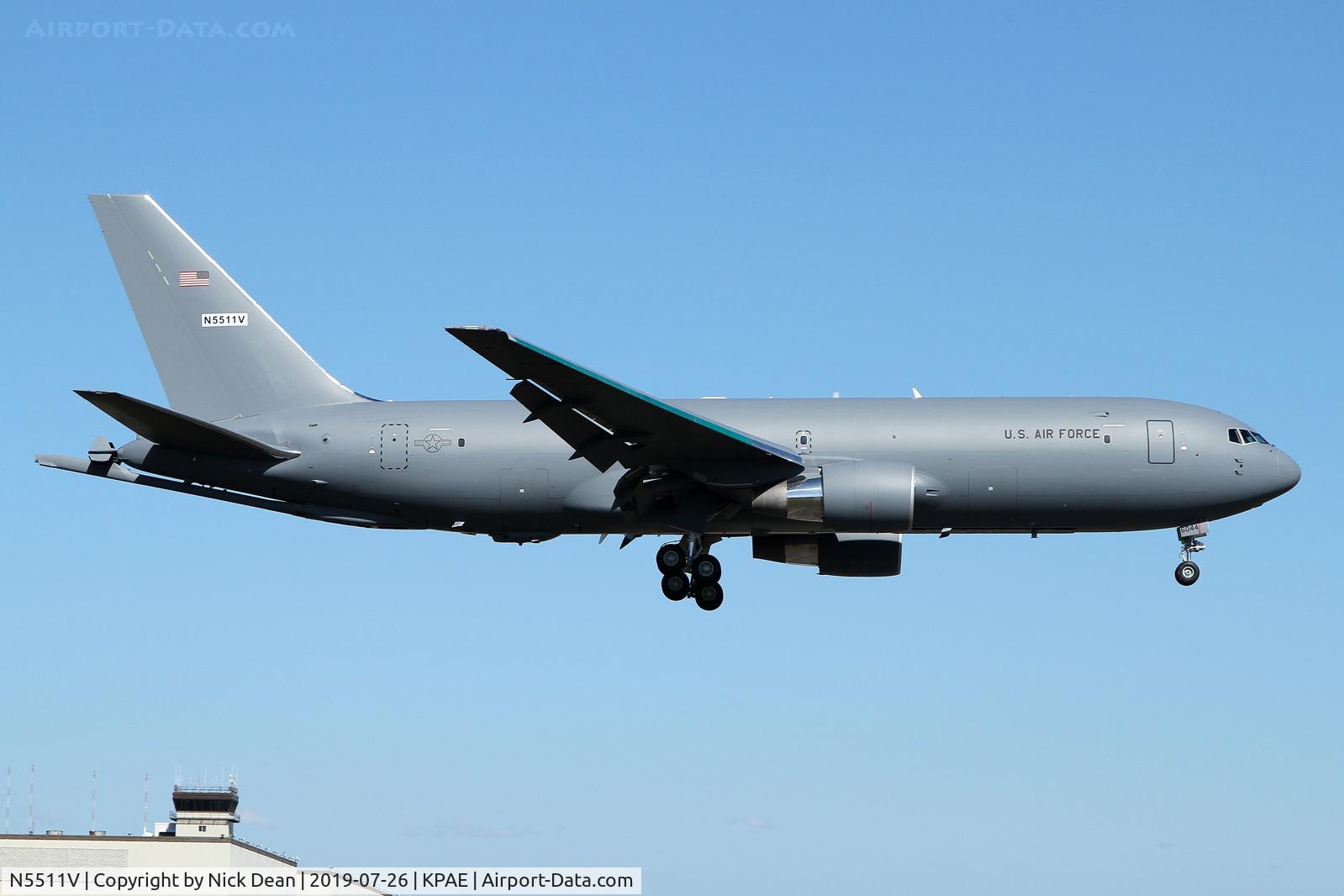N5511V, 2016 Boeing 767-3S2F/ER C/N 43550, PAE/KPAE