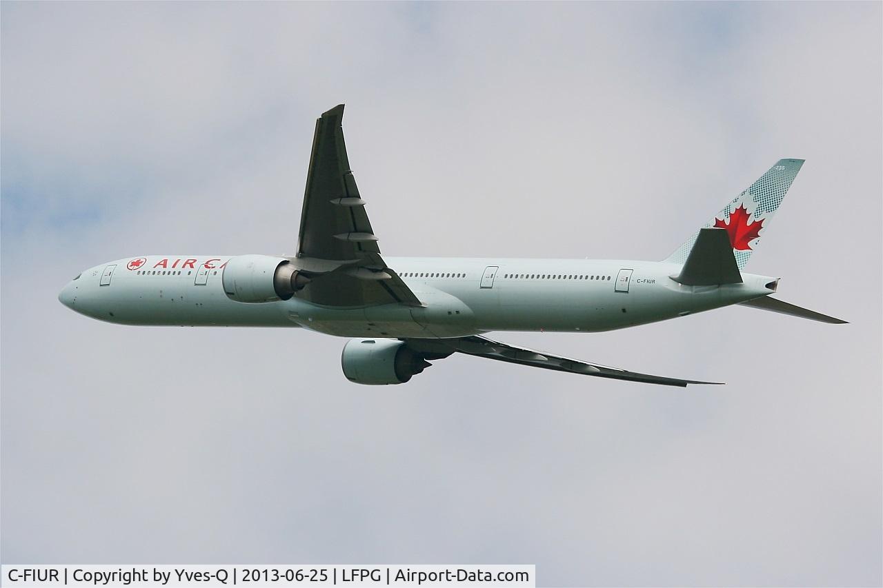 C-FIUR, 2007 Boeing 777-333/ER C/N 35242, Air Canada Boeing 777-333ER, Take off rwy 27L, Roissy Charles De Gaulle airport (LFPG-CDG)