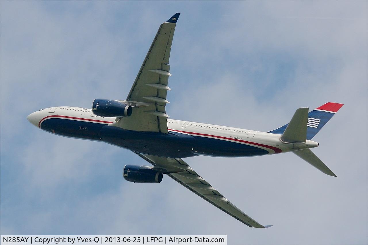 N285AY, 2010 Airbus A330-243 C/N 1100, Airbus A330-243, Take-off Rwy 27L, Roissy Charles De Gaulle Airport (LFPG-CDG)
