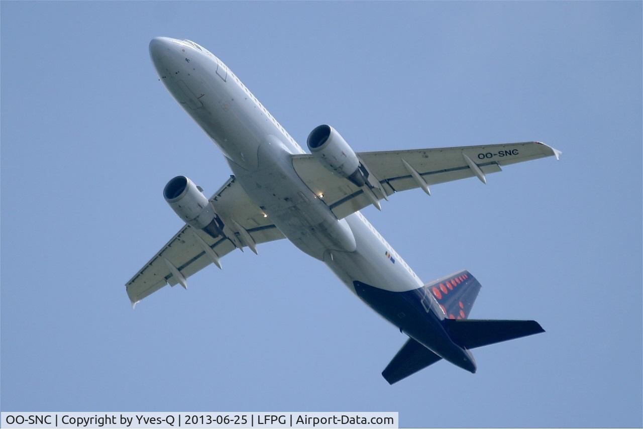 OO-SNC, 2002 Airbus A320-214 C/N 1797, Brussels Airlines Airbus A320-214, Take off rwy 27L, Roissy Charles De Gaulle airport (LFPG-CDG)