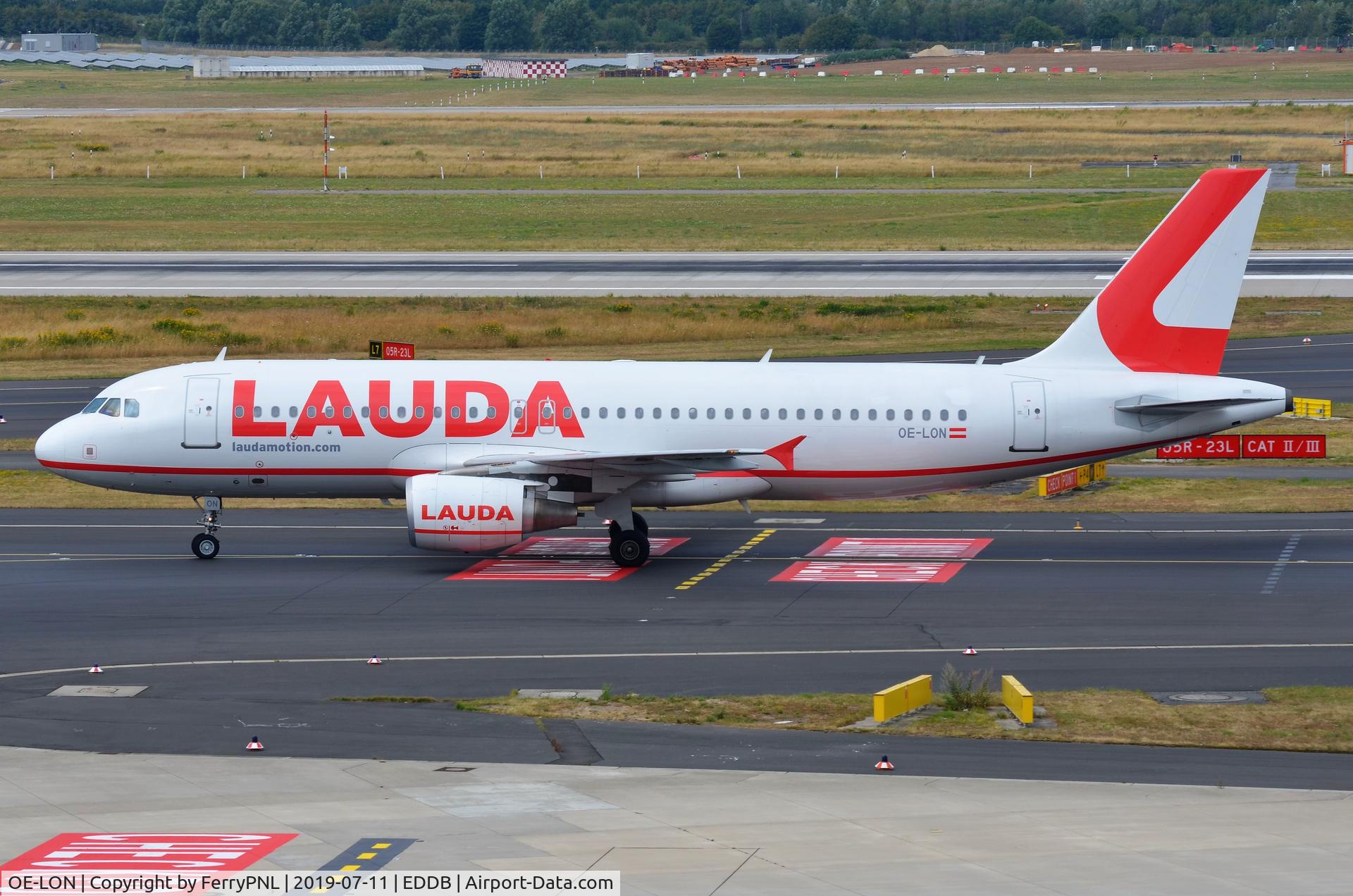 OE-LON, 2007 Airbus A320-214 C/N 3048, Arrival of Laudamotion A320