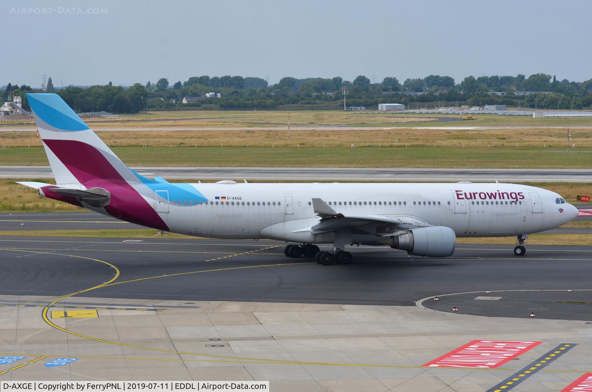 D-AXGE, 2004 Airbus A330-202 C/N 612, Eurowings A332