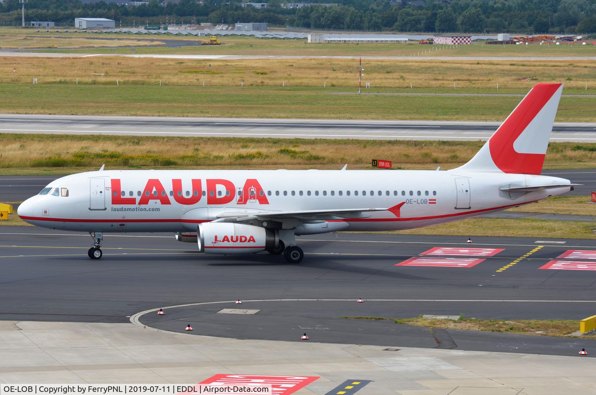 OE-LOB, 2006 Airbus A320-232 C/N 2928, Lauda A320 back in DUS