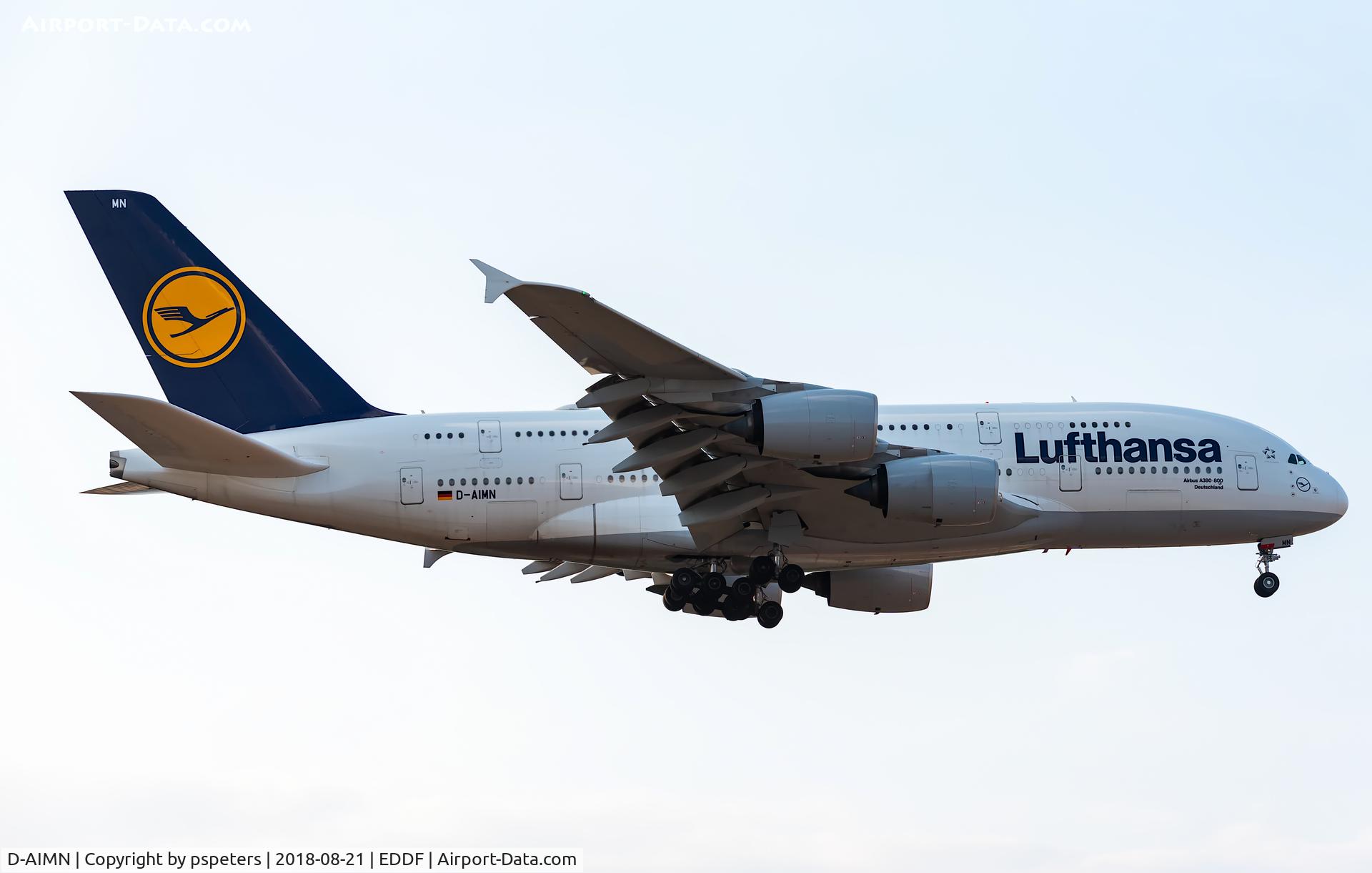 D-AIMN, 2014 Airbus A380-841 C/N 177, D-AIMN at FRA.