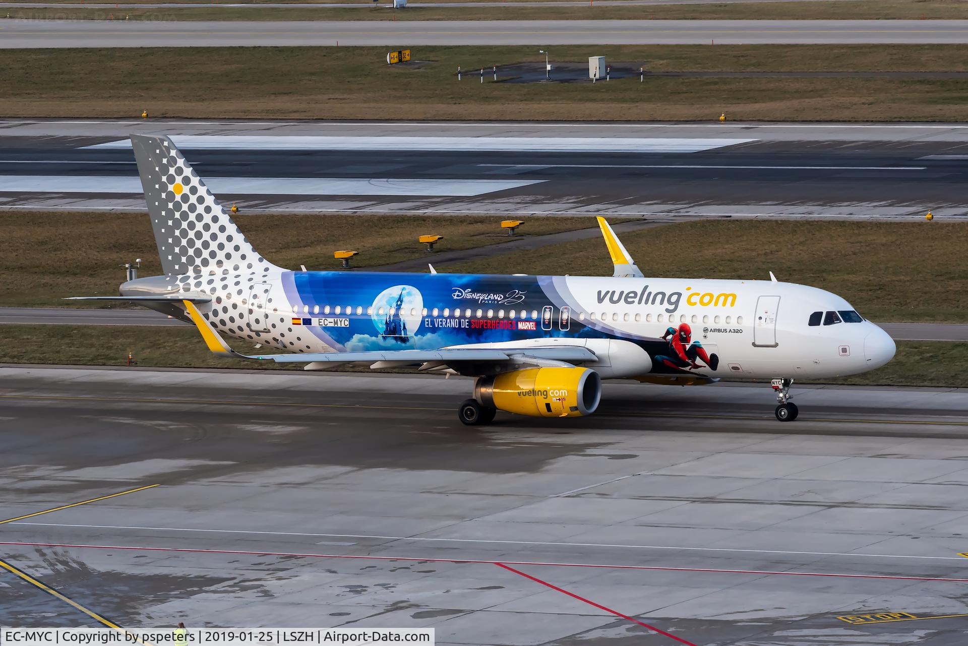 EC-MYC, 2018 Airbus A320-232 C/N 8238, EC-MYC in ZRH.
