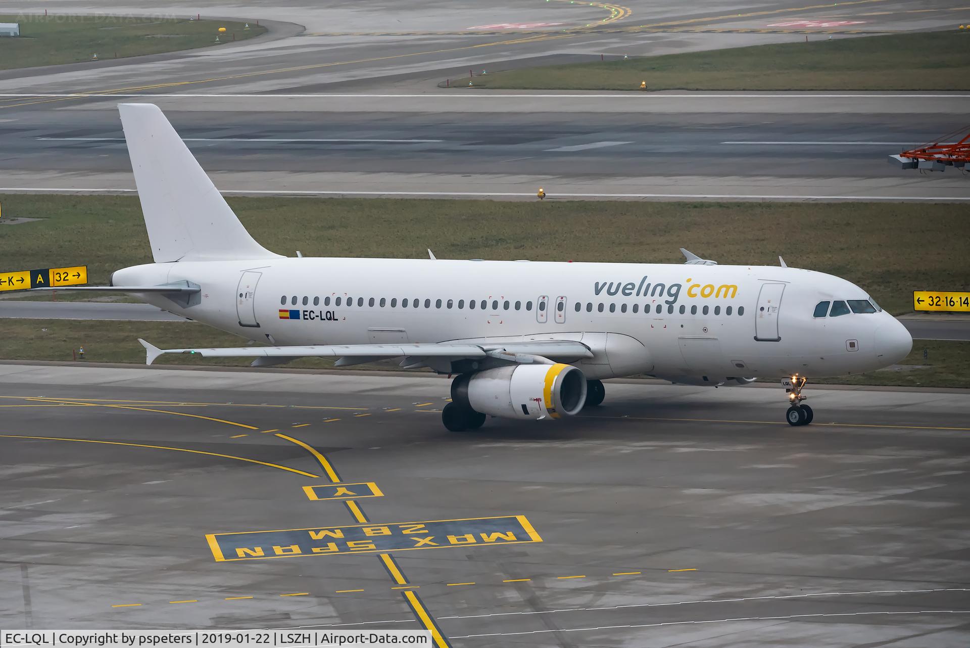 EC-LQL, 2002 Airbus A320-232 C/N 1749, EC-LQL at ZRH.