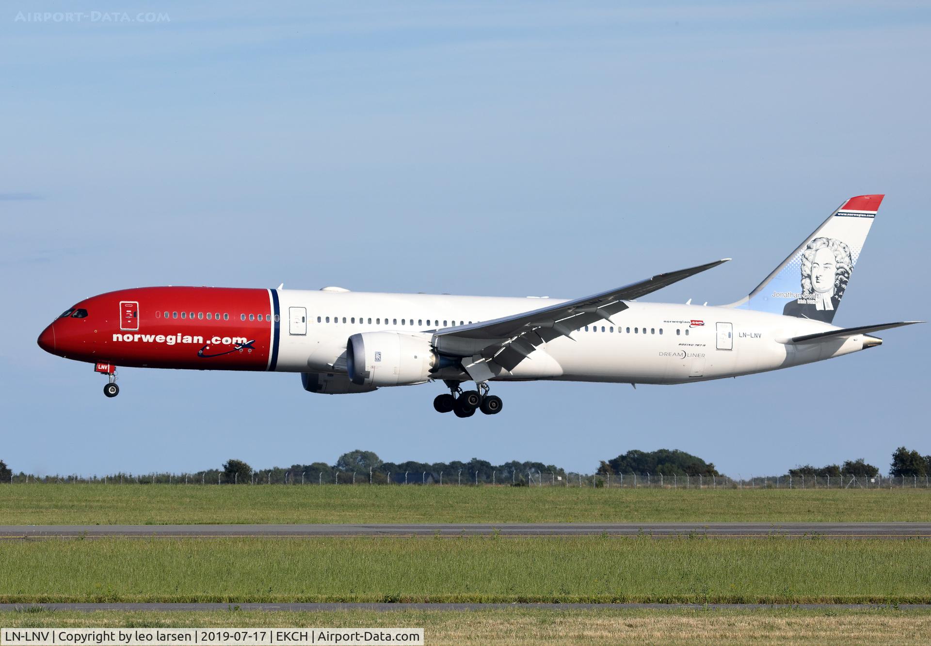 LN-LNV, 2017 Boeing 787-9 Dreamliner C/N 63312, Copenhagen 17.7.2019 L/D R-04L