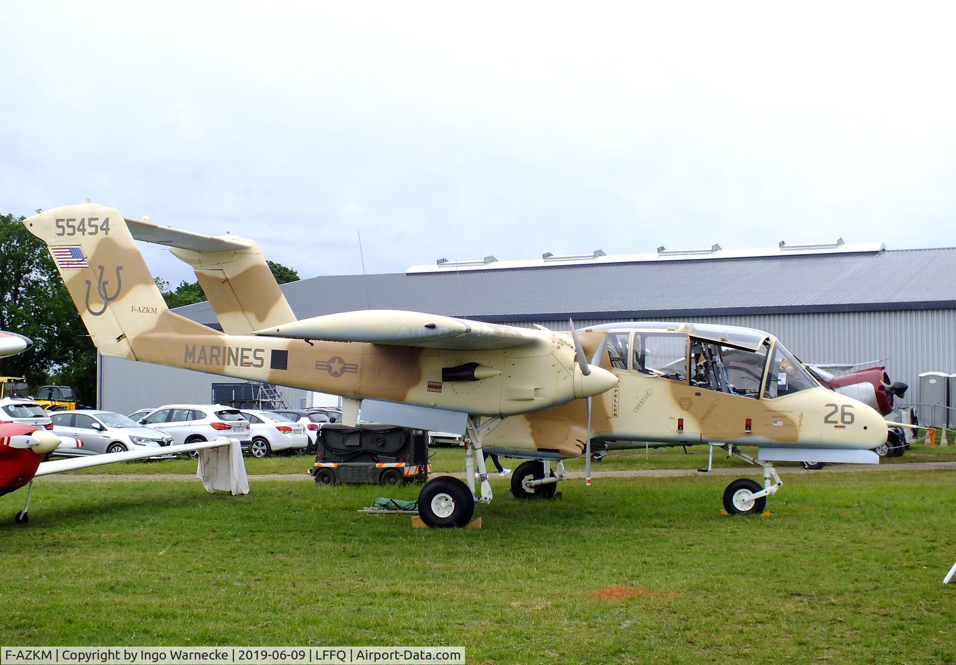 F-AZKM, 1971 North American OV-10B Bronco C/N 338-9 (305-65), North American OV-10B Bronco at the meeting aerien 2019, La-Ferte-Alais