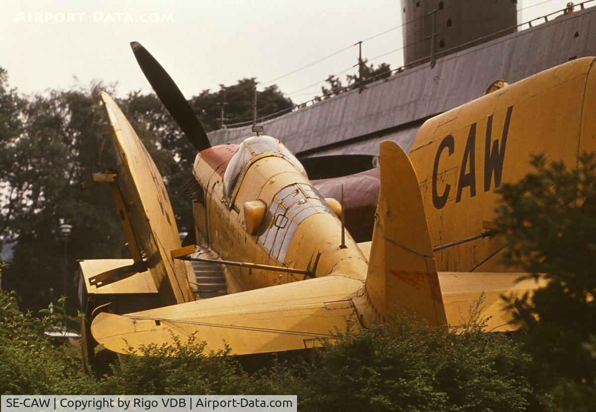 SE-CAW, Fairey Firefly TT.1 C/N F.6121, Technical Museum Malmö, Sweden. Summer 1972.