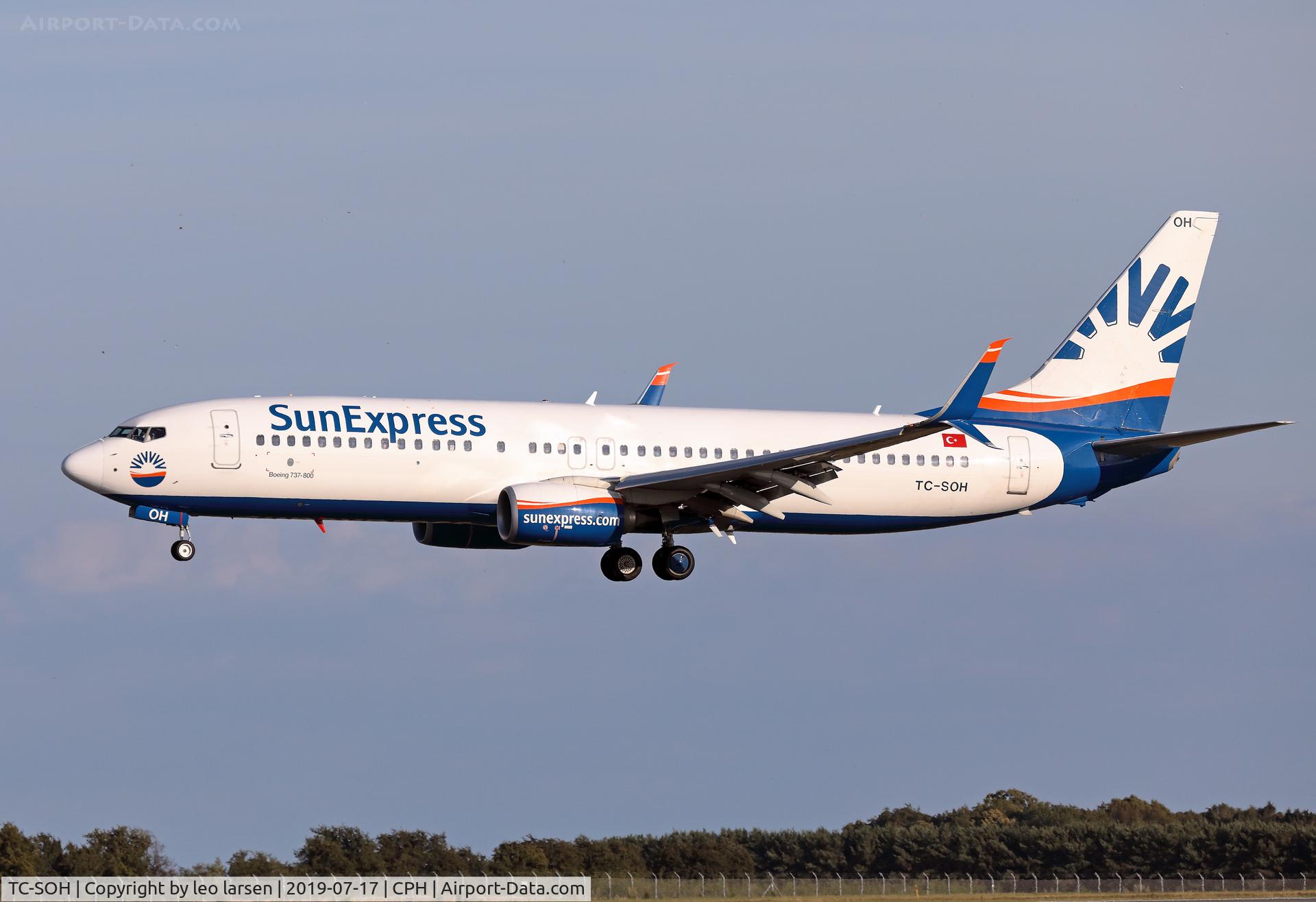 TC-SOH, 2017 Boeing 737-8HC C/N 61193, Copenhagen 17.7.2019 L/D R-04L