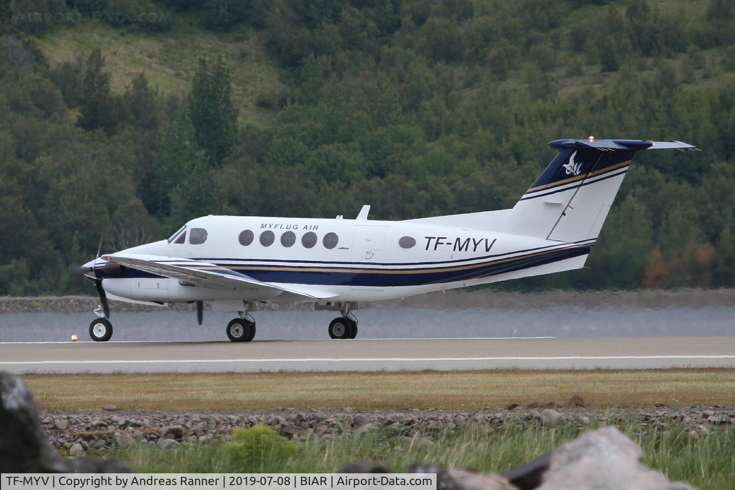 TF-MYV, 1981 Beech 200 Super King Air C/N BB-821, Myflug Air Beech 200 Super King Air