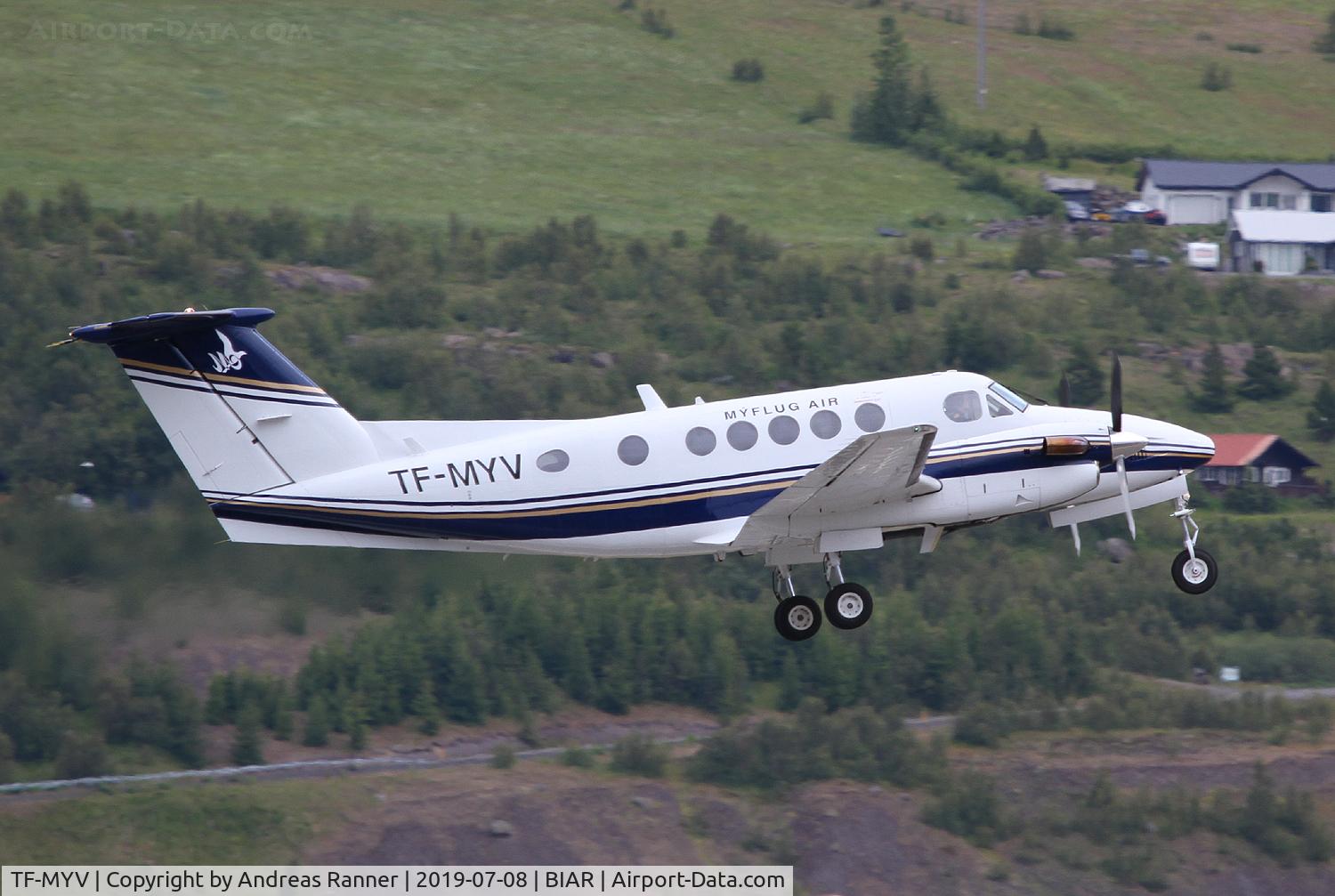 TF-MYV, 1981 Beech 200 Super King Air C/N BB-821, Myflug Air Beech 200 Super King Air