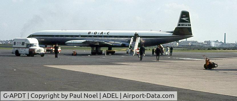 G-APDT, De Havilland DH.106 Comet 4 C/N 6420, Taken at Adelaide Airport around 1963