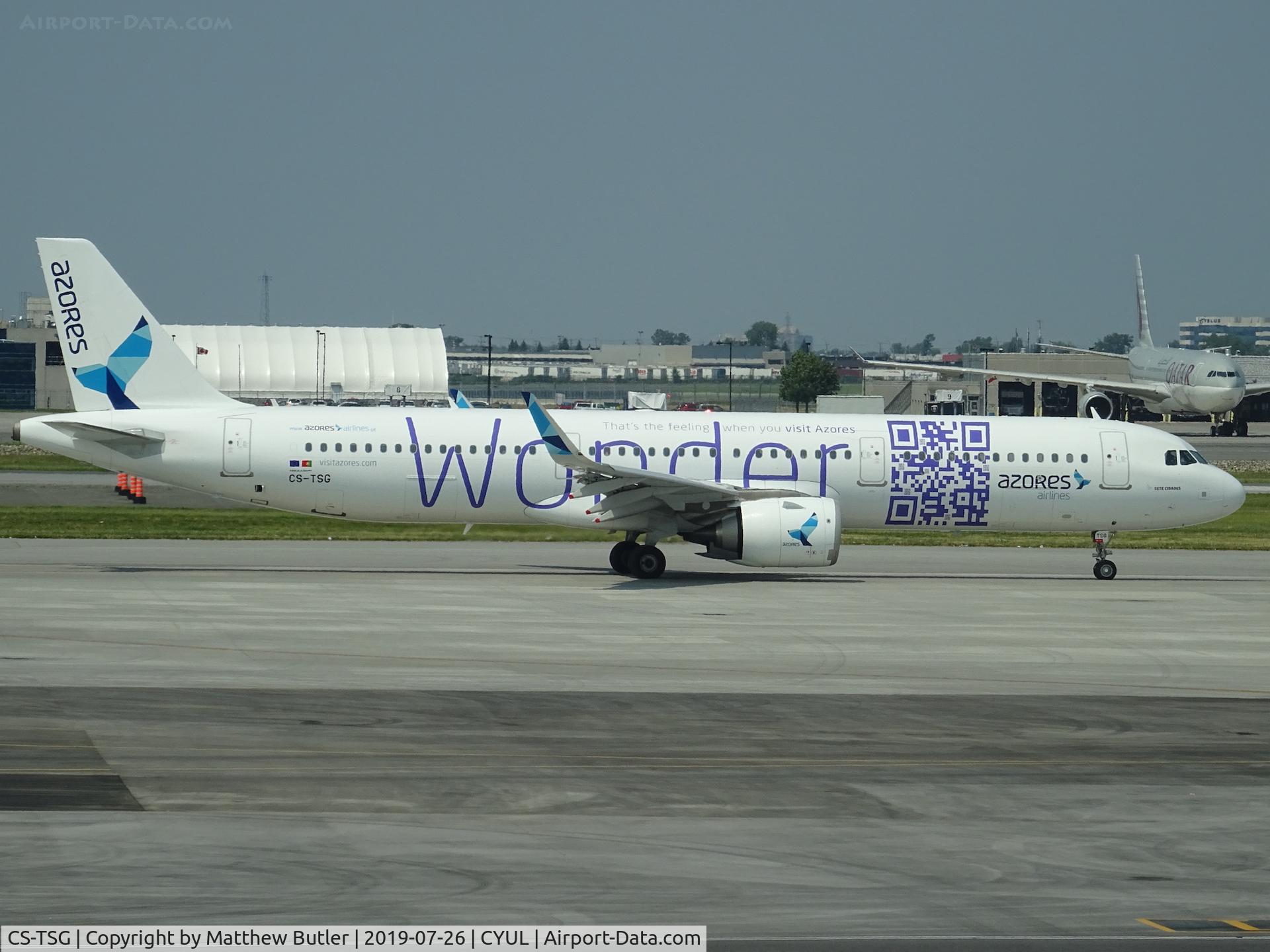 CS-TSG, 2018 Airbus A321-253N C/N 8051, Taxiing at CYUL