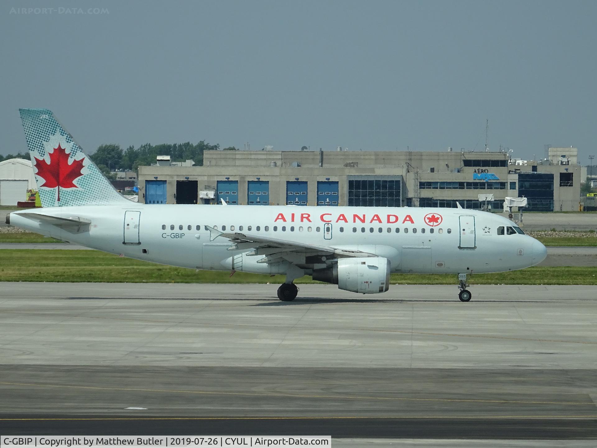 C-GBIP, 1998 Airbus A319-114 C/N 546, Taxiing at CYUL