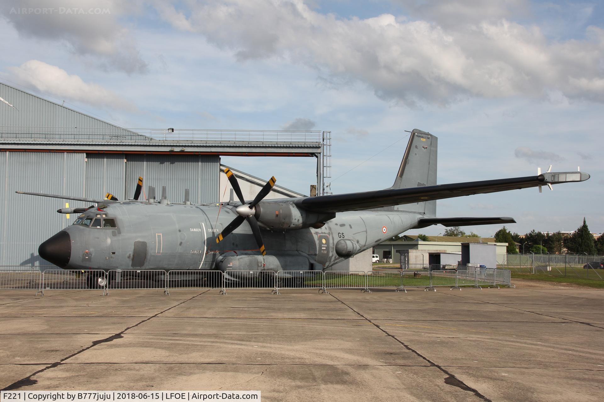F221, Transall C-160G Gabriel C/N 221, at Evreux