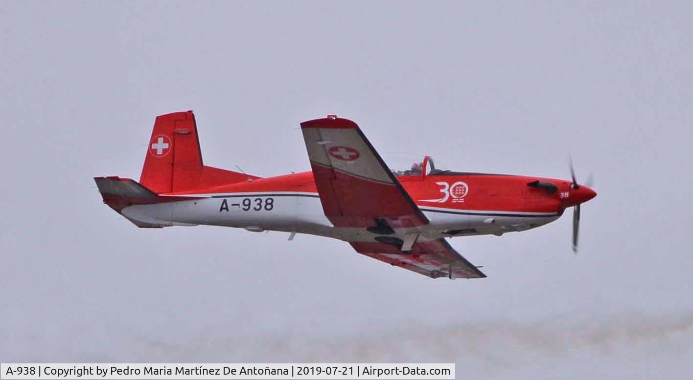 A-938, 1983 Pilatus PC-7 Turbo Trainer C/N 346, Festival Aéreo Gijón 2019