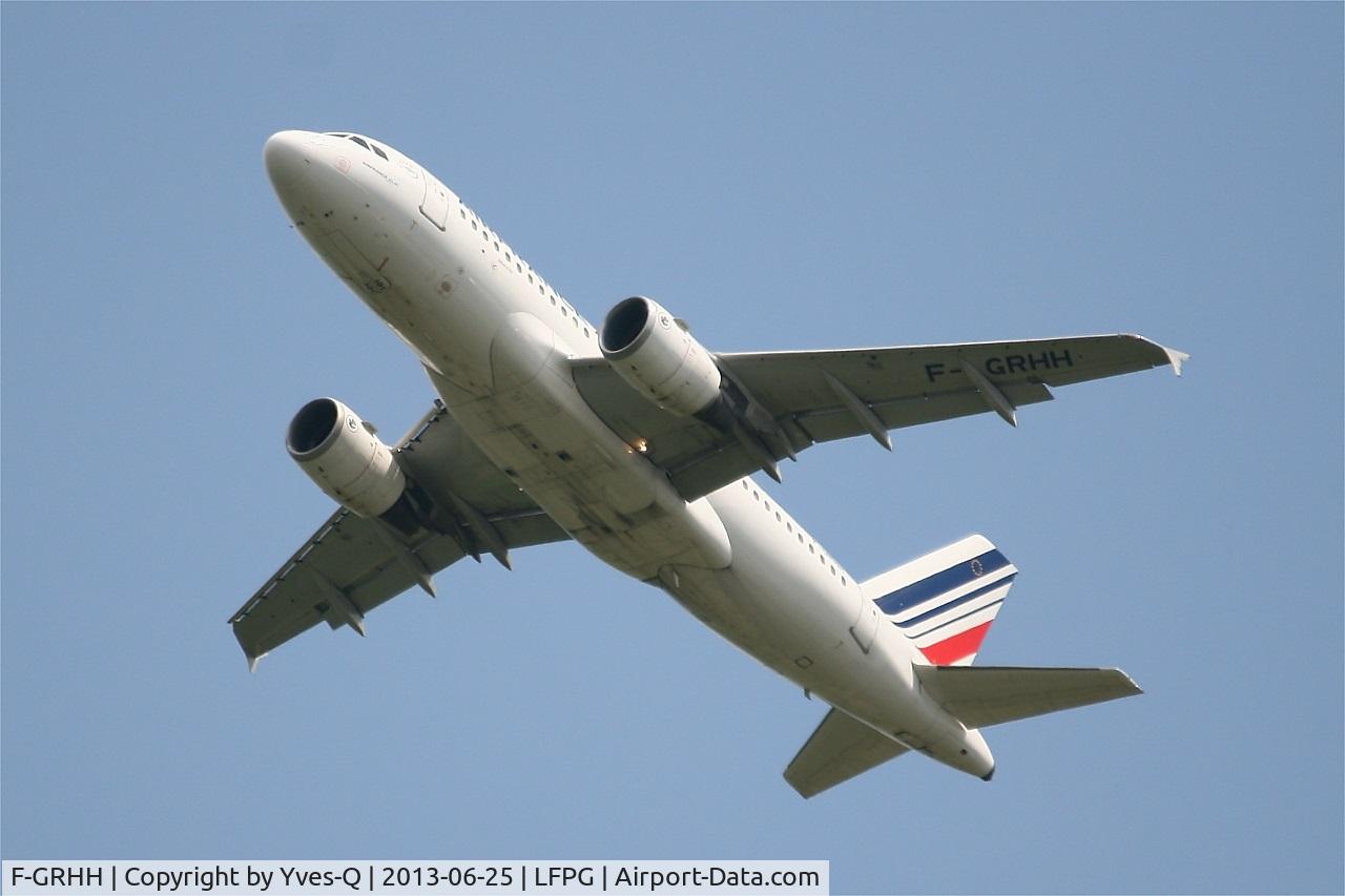 F-GRHH, 1999 Airbus A319-111 C/N 1151, Airbus A319-111, Take off rwy 27L, Roissy Charles De Gaulle airport (LFPG-CDG)