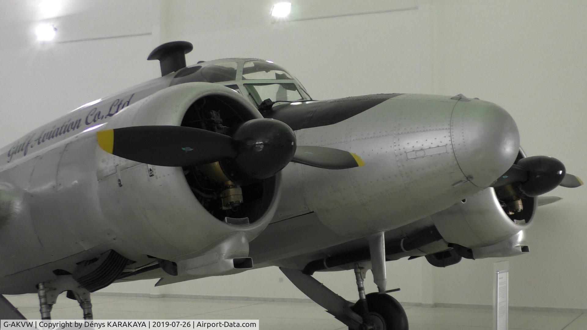 G-AKVW, Avro 652A Anson 1 C/N 7909, G-AKVW at Al Mahatta Museum, UAE