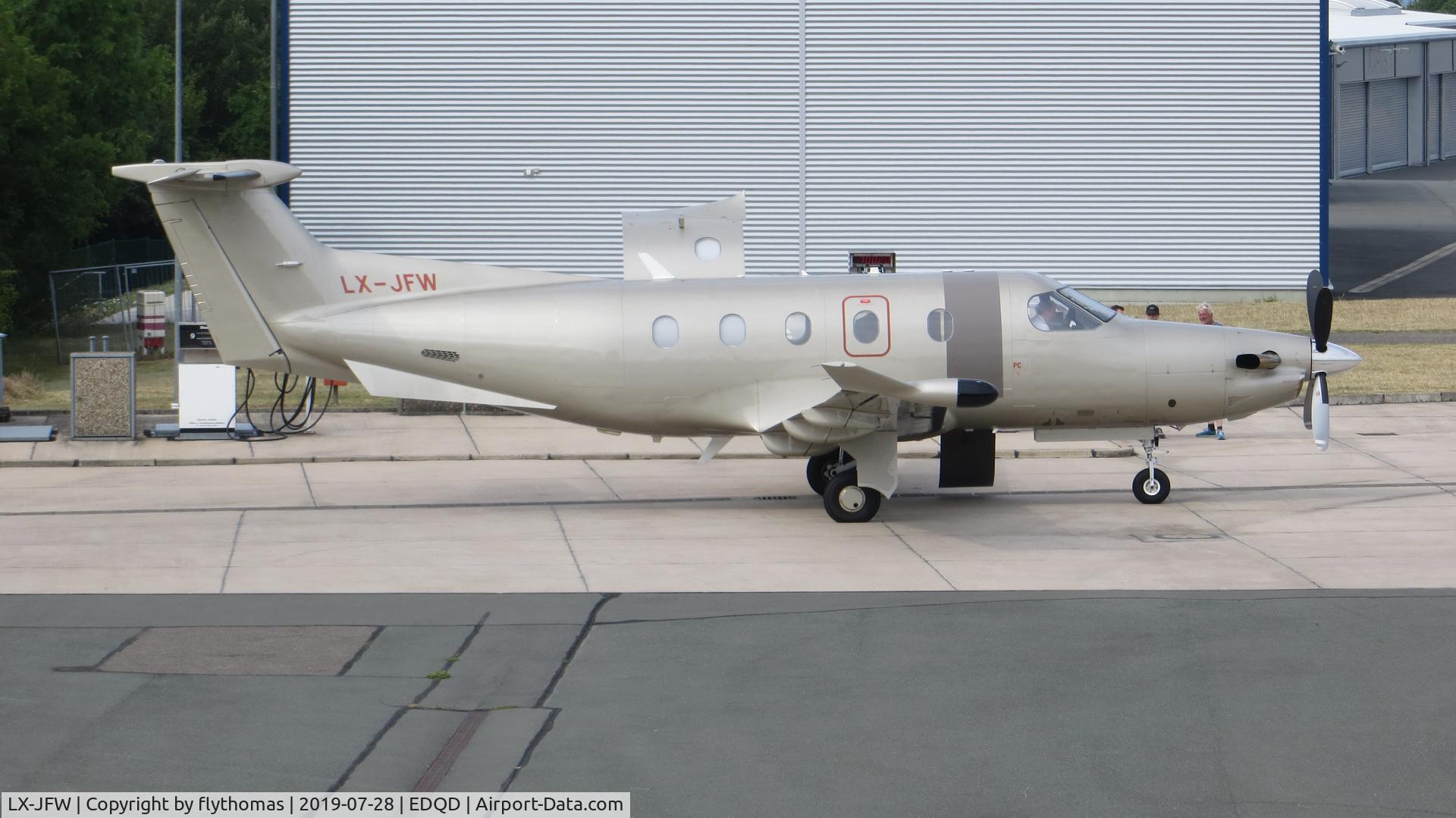 LX-JFW, 2014 Pilatus PC-12/47E C/N 1473, LX-JFW Bayreuth Airport