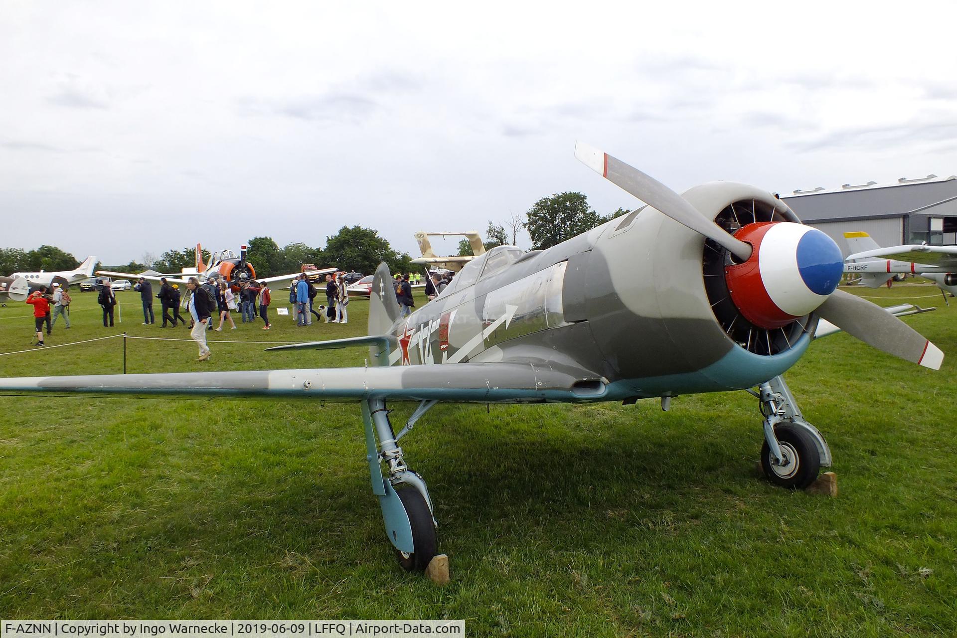 F-AZNN, Yakovlev Yak-11 C/N 25 III/05, Yakovlev Yak-11 (converted to single seater) at the Meeting Aerien 2019, La-Ferte-Alais