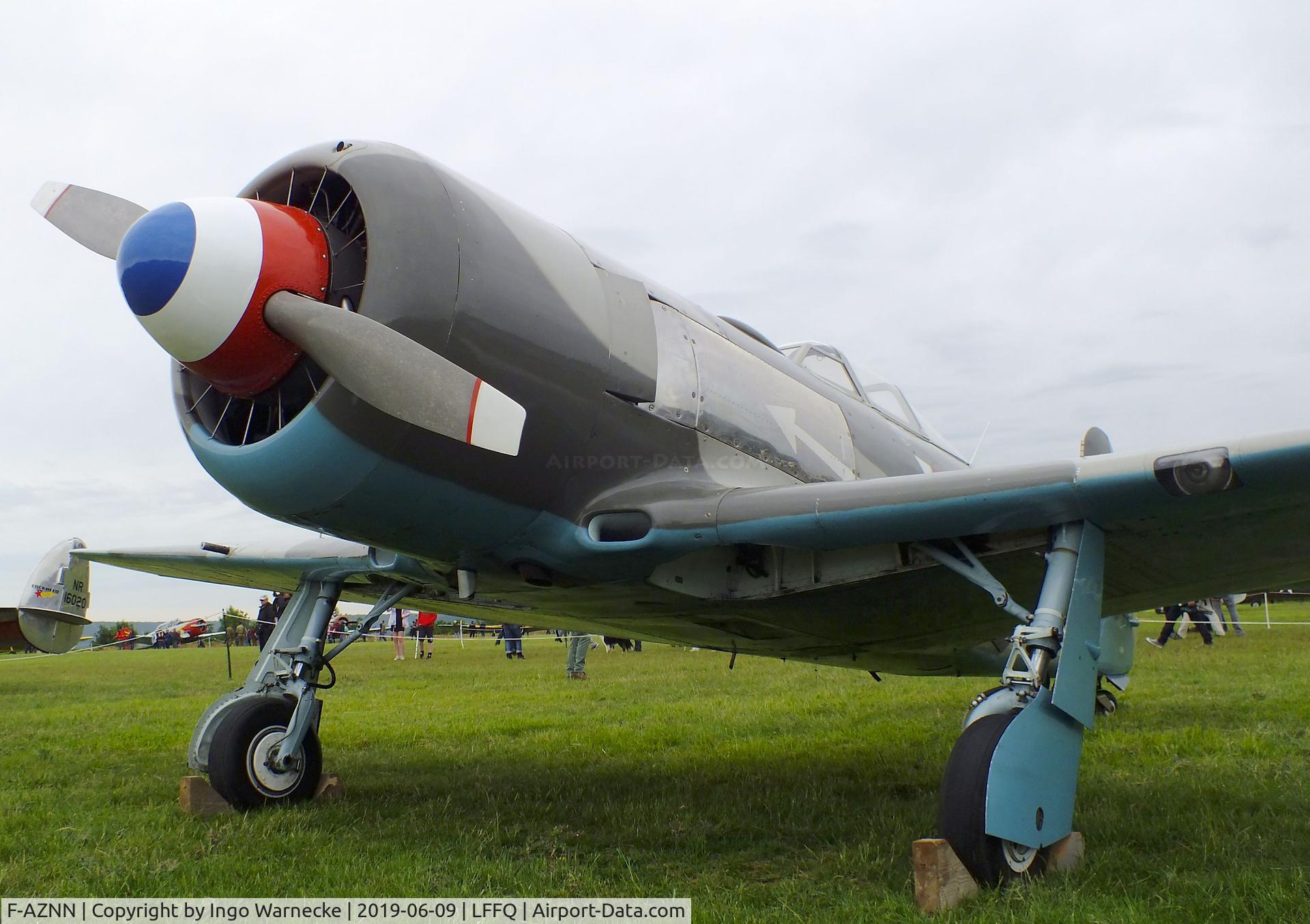 F-AZNN, Yakovlev Yak-11 C/N 25 III/05, Yakovlev Yak-11 (converted to single seater) at the Meeting Aerien 2019, La-Ferte-Alais