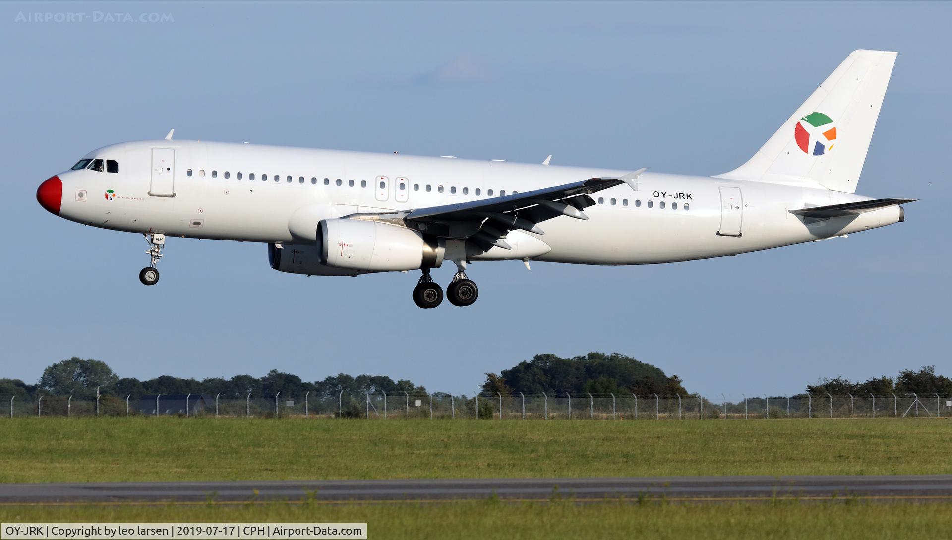 OY-JRK, 1993 Airbus A320-231 C/N 444, Copenhagen 17.7.2019 L/D R-04L