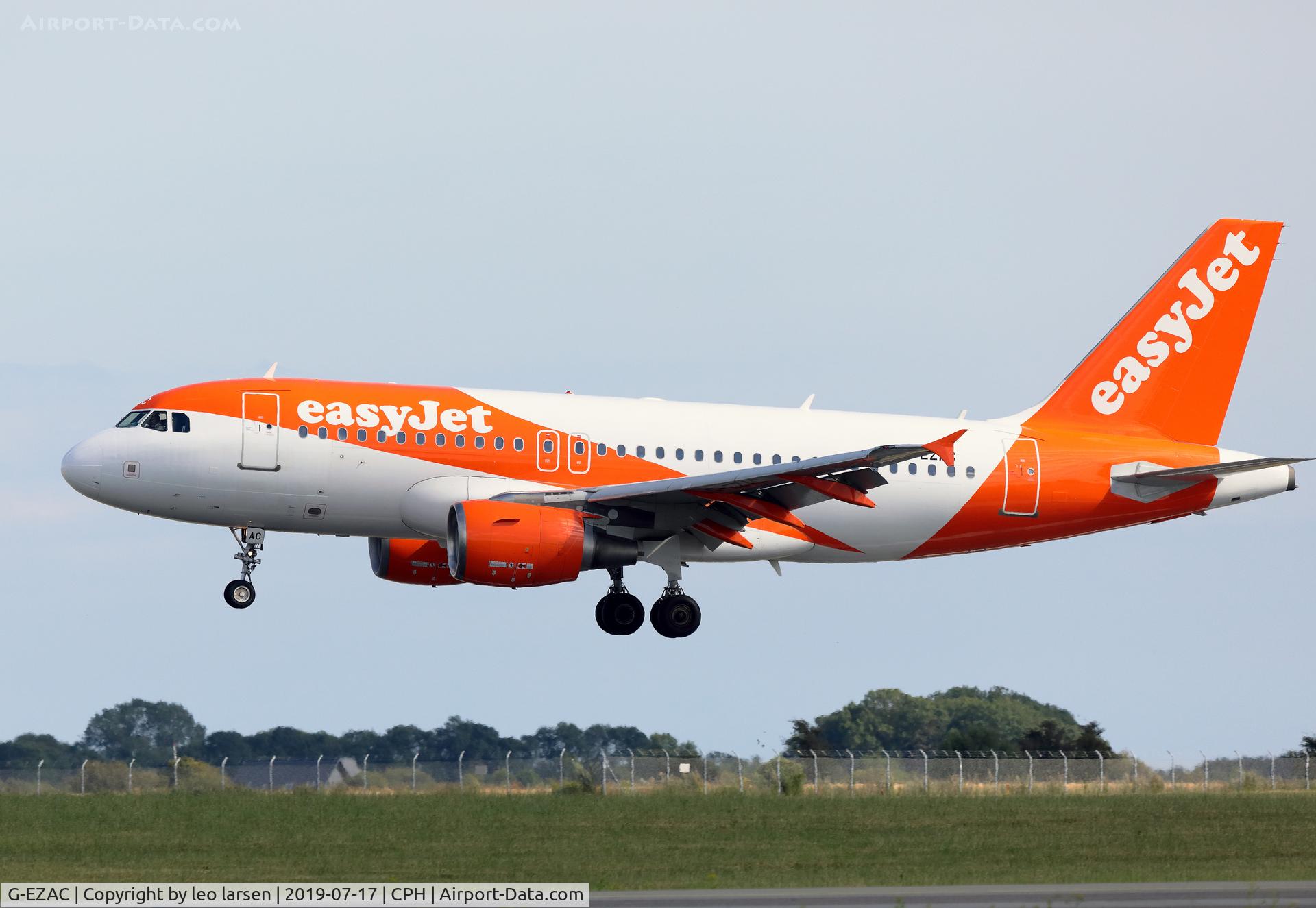 G-EZAC, 2006 Airbus A319-111 C/N 2691, Copenhagen 17.7.2019 L/D R-04L