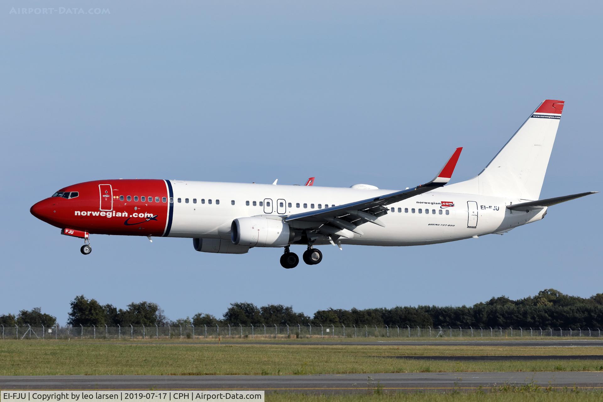 EI-FJU, 2016 Boeing 737-8JP C/N 42273, Copenhagen 17.7.2019 L/D R-04L