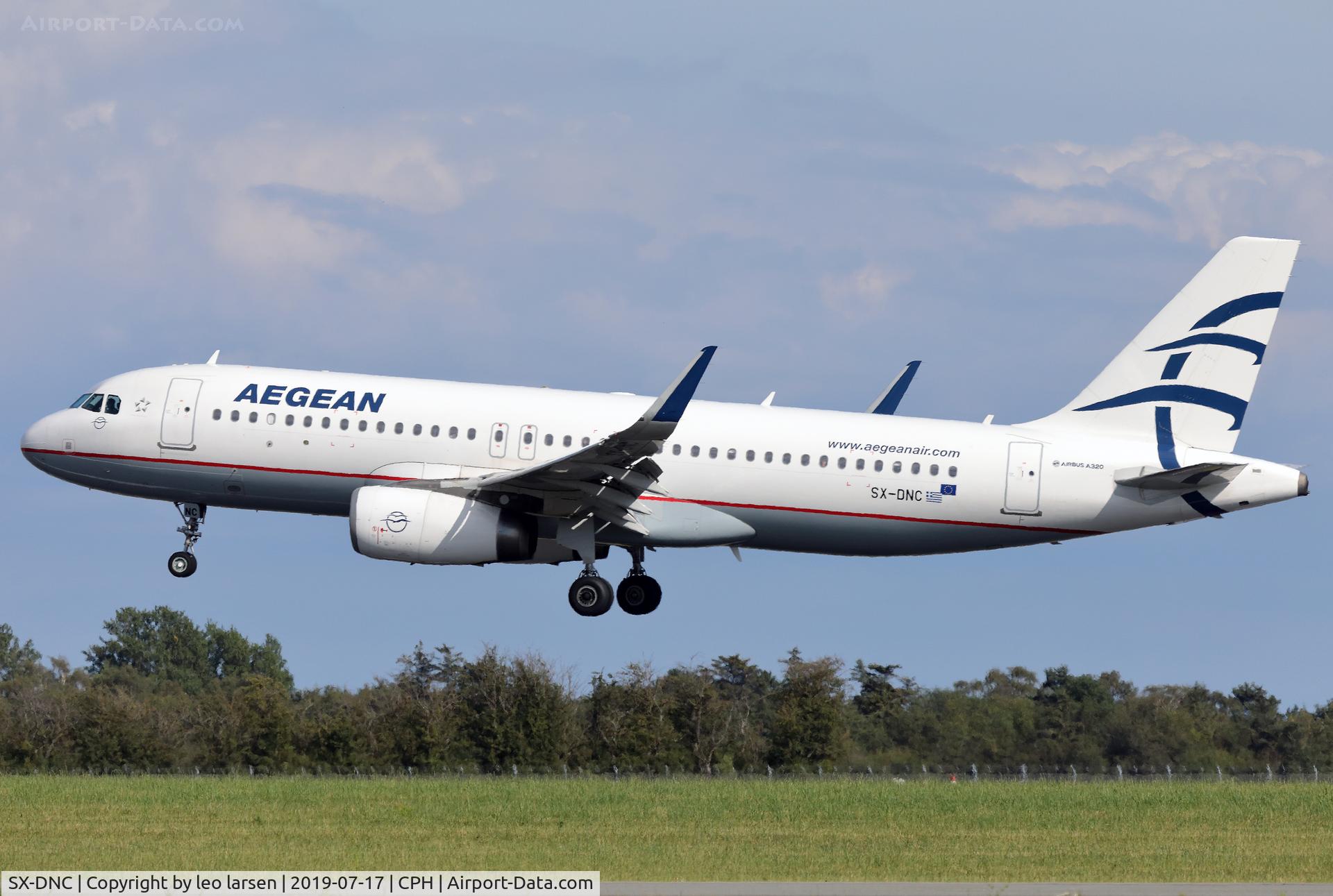 SX-DNC, 2016 Airbus A320-232 C/N 6961, Copenhagen 17.7.2019 L/D R-04L