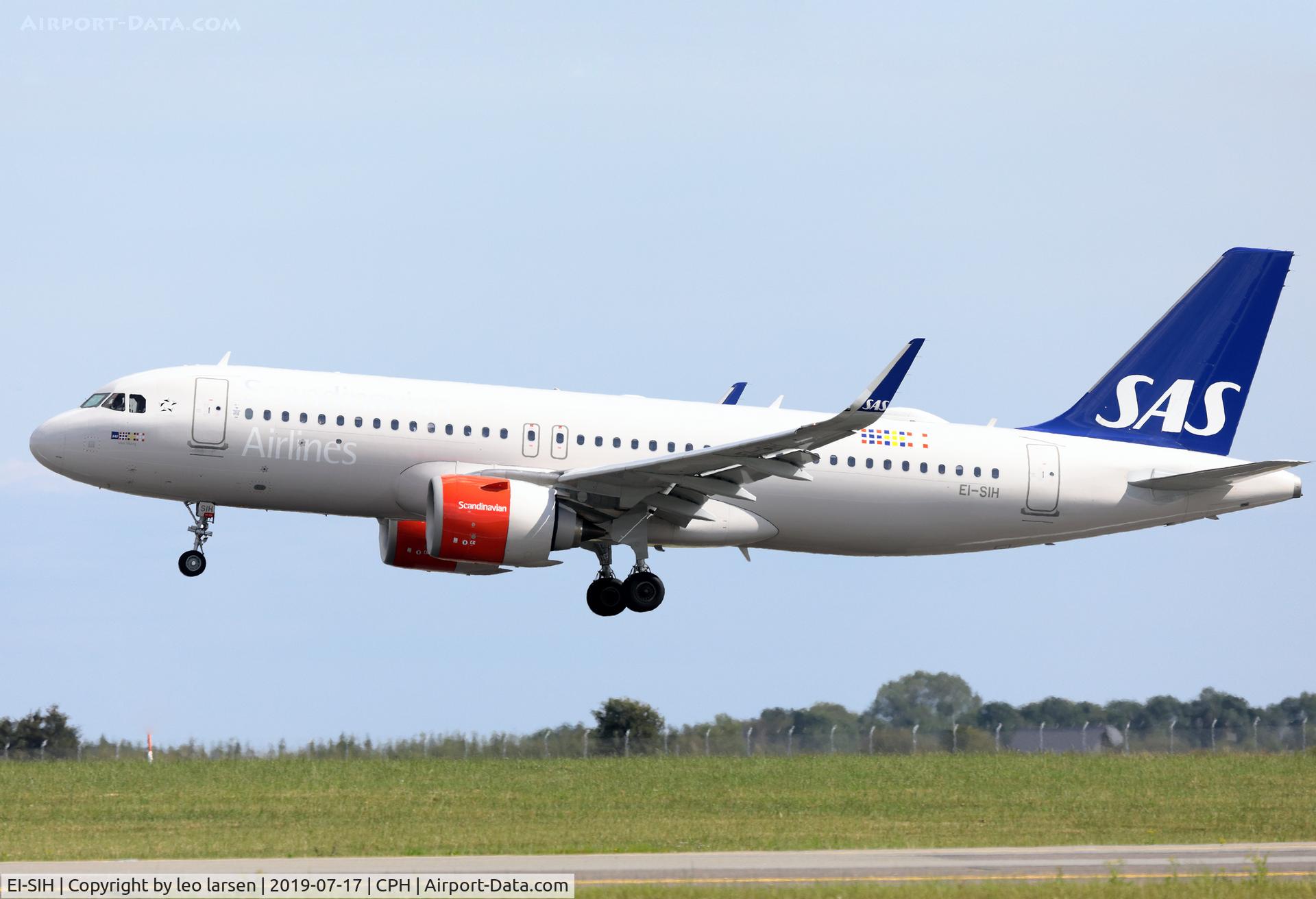EI-SIH, 2018 Airbus A320-251N C/N 8551, Copenhagen 17.7.2019 L/D R-04L