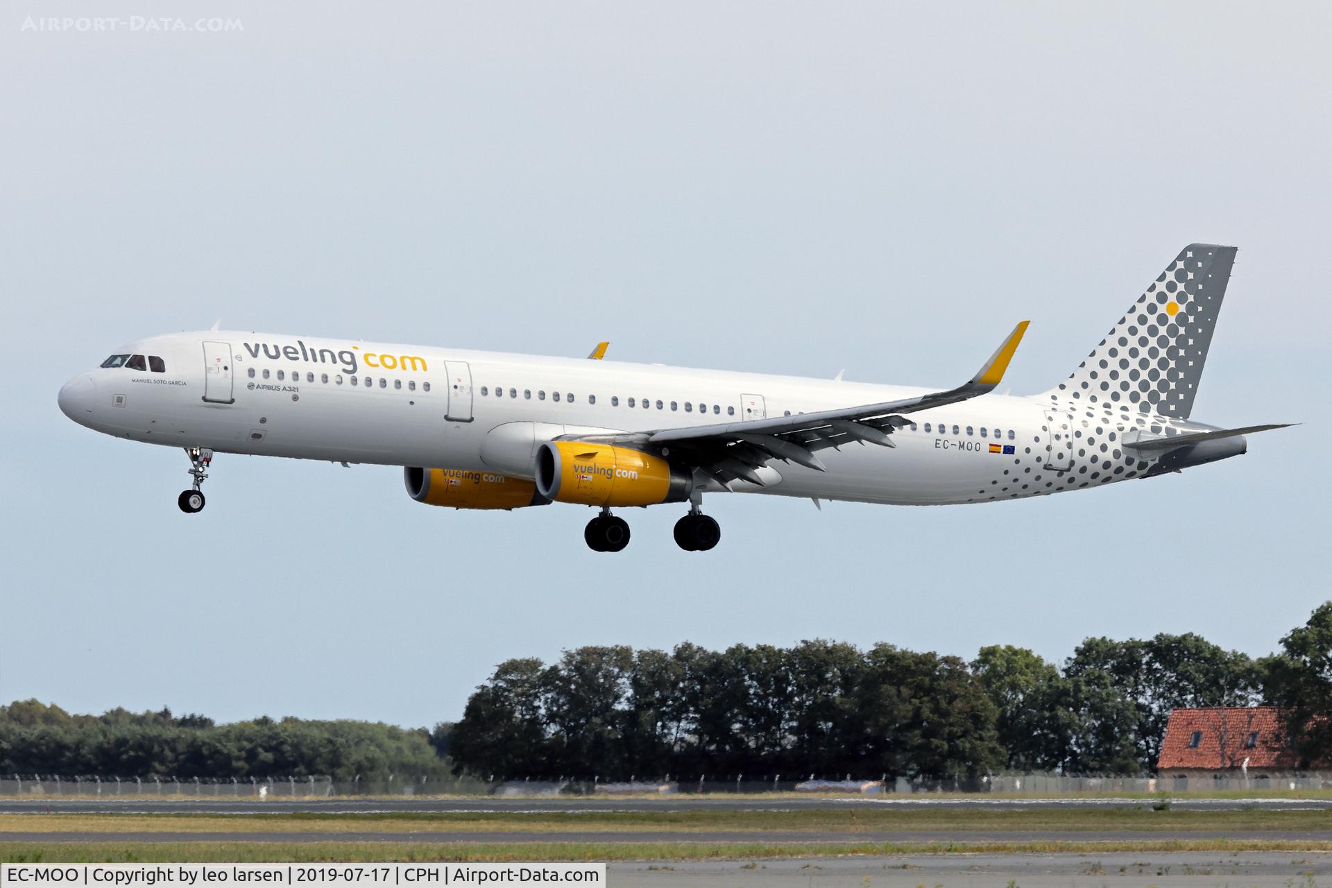 EC-MOO, 2016 Airbus A321-231 C/N 7471, Copenhagen 17.7.2019 L/D R-04L