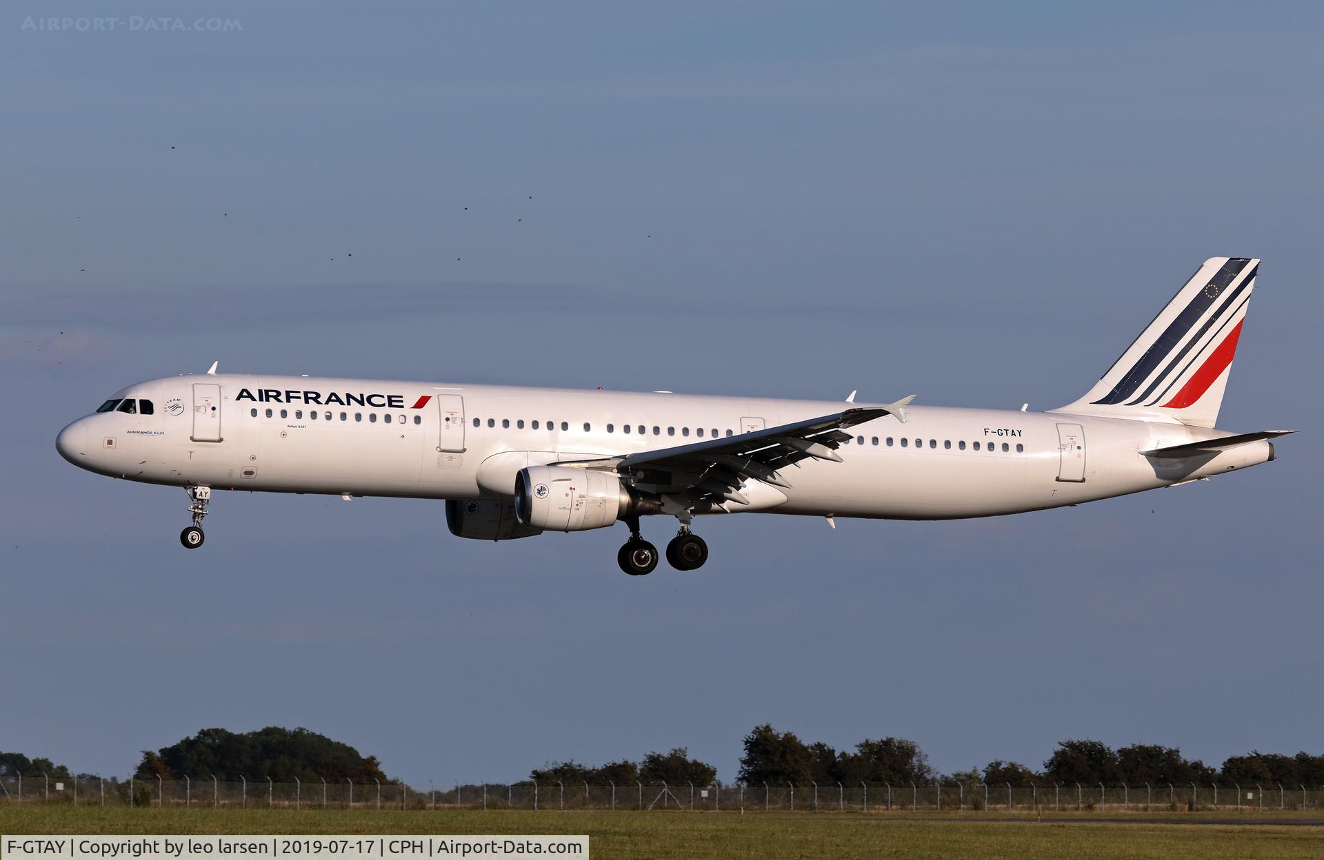 F-GTAY, 2010 Airbus A321-212 C/N 4251, Copenhagen 17.7.2019 L/D R-04L