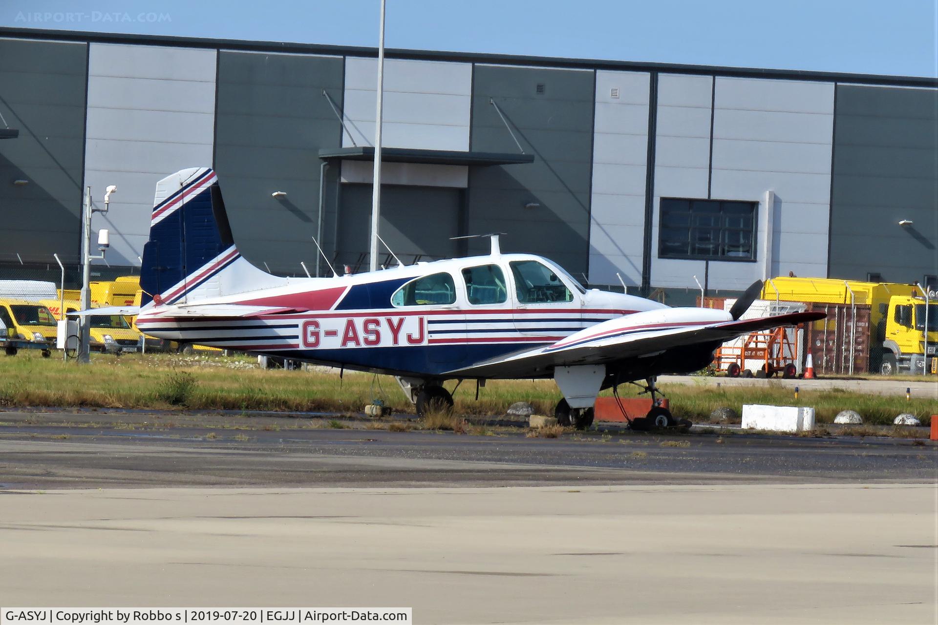 G-ASYJ, 1964 Beech D95A Travel Air C/N TD-595, G-ASYJ Beech D95A Travel Air
