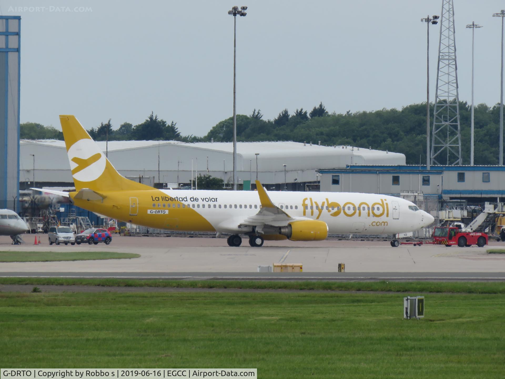 G-DRTO, 2010 Boeing 737-8JP C/N 37818, G-DRTO Boeing 737/8JP seen before it`s transformation into Jet2.com colours.