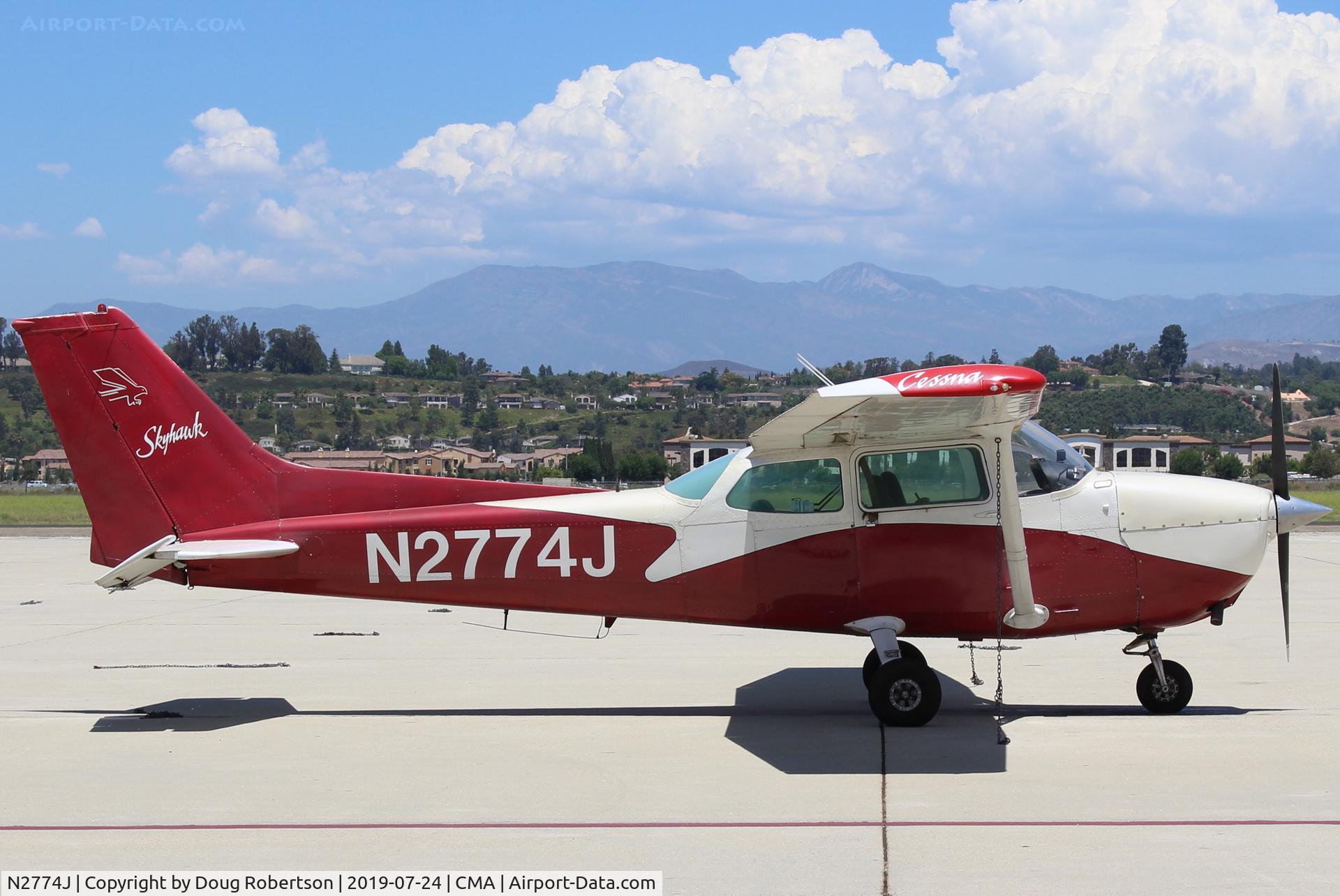 N2774J, 1979 Cessna 172N C/N 17273649, 1979 Cessna 172N SKYHAWK, Lycoming O-320-H2AD 160 Hp