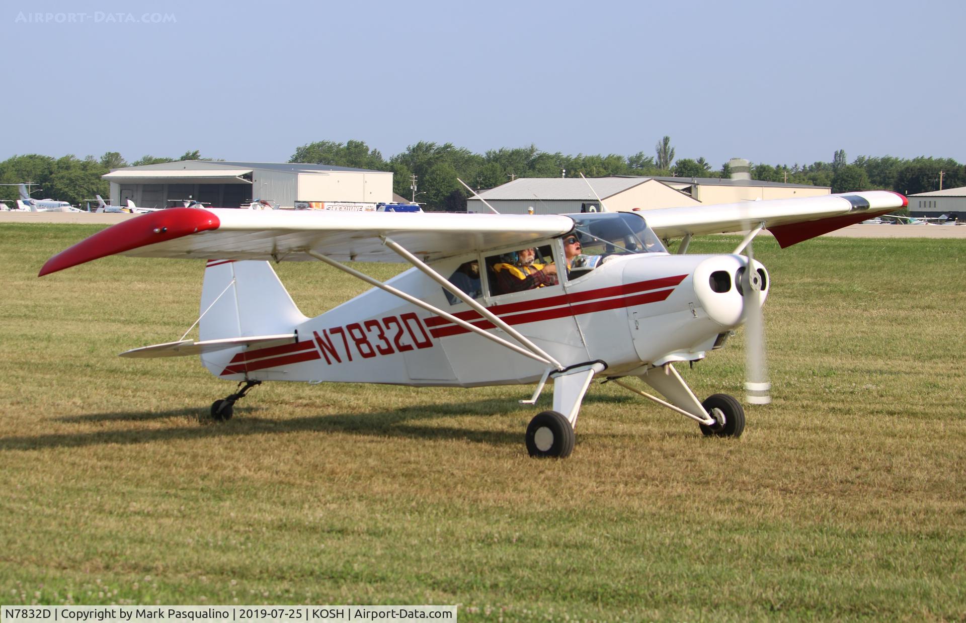 N7832D, 1957 Piper PA-22-150 C/N 22-5478, Piper PA-22-150