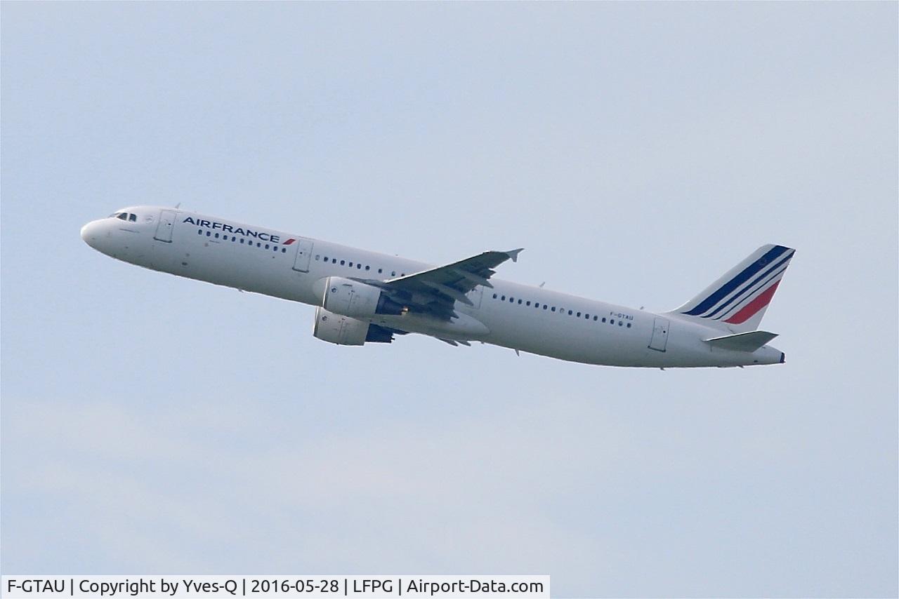 F-GTAU, 2009 Airbus A321-212 C/N 3814, Airbus A321-212, Take off rwy 08L, Roissy Charles De Gaulle airport (LFPG-CDG)