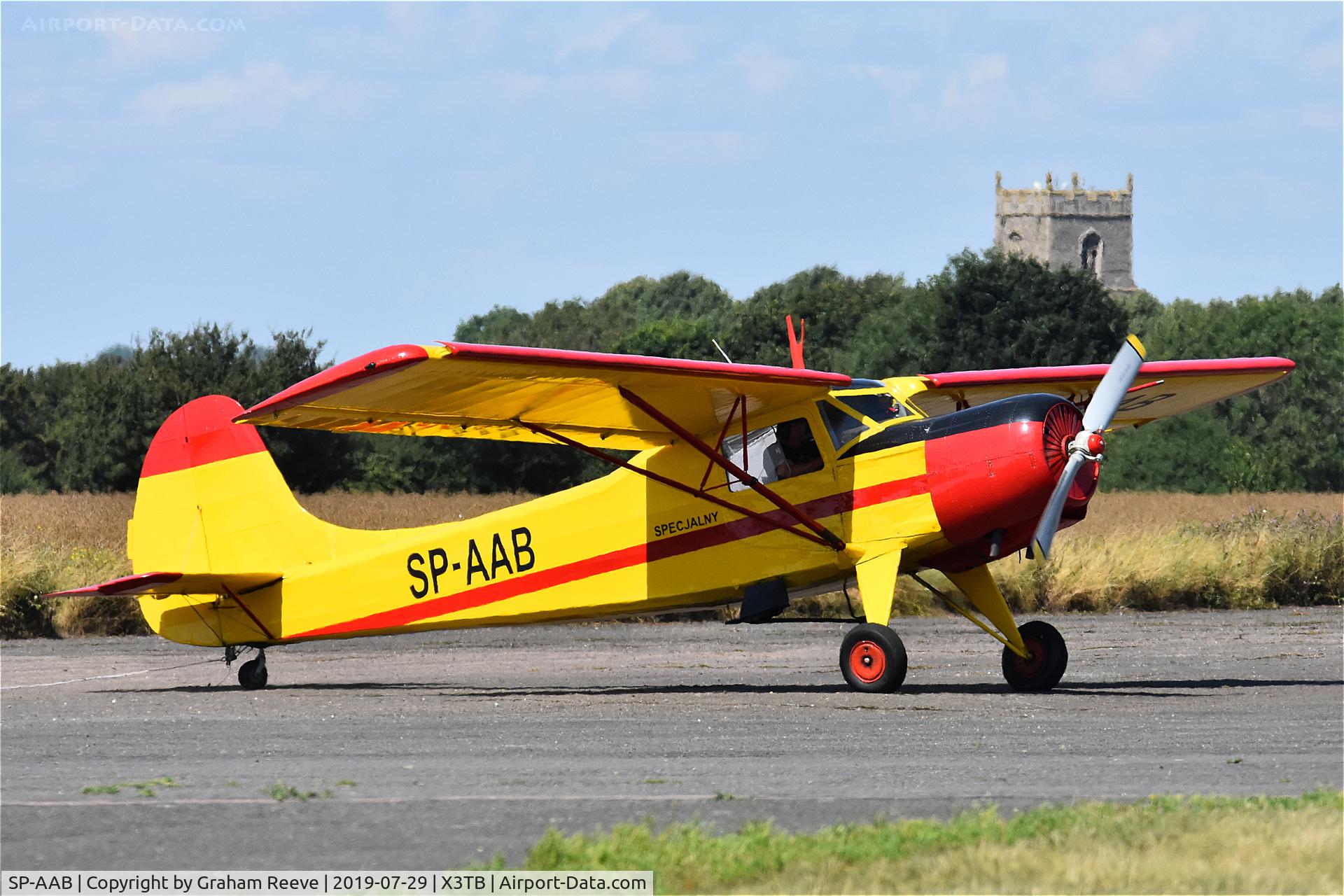 SP-AAB, 1956 Yakovlev Yak-12M C/N 112602, Departing from Tibenham.