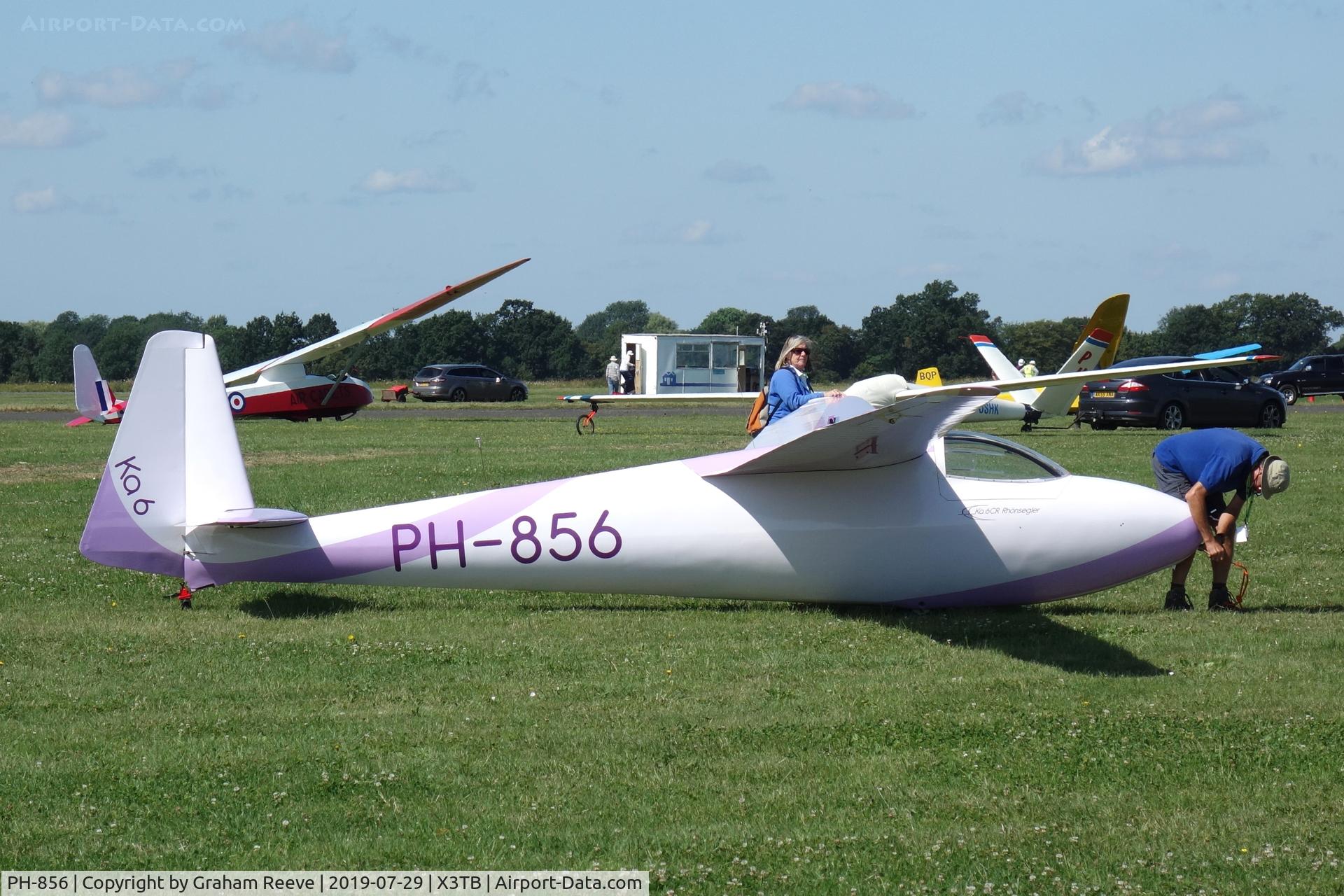 PH-856, Schleicher Ka-6CR Rhonsegler C/N 6130/SI, Parked at Tibenham.
